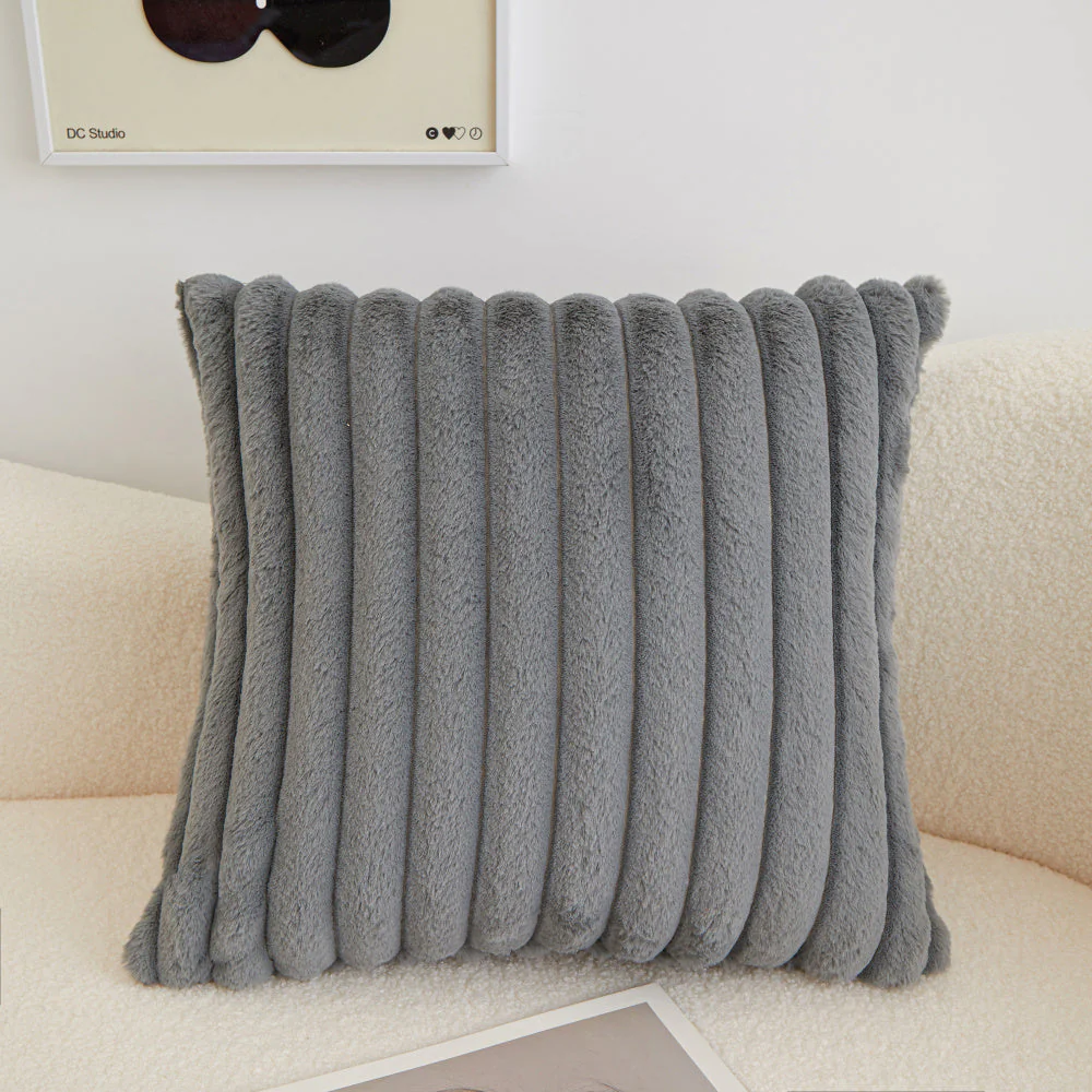 Pack of 2 Polyester Blend Square Throw Pillows & 450g Insert reversible sides, removable cover size 18x18 inch - Image 26