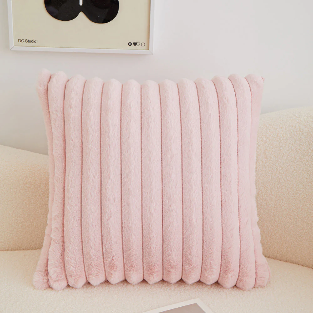 Pack of 2 Polyester Blend Square Throw Pillows & 450g Insert reversible sides, removable cover size 18x18 inch - Image 4