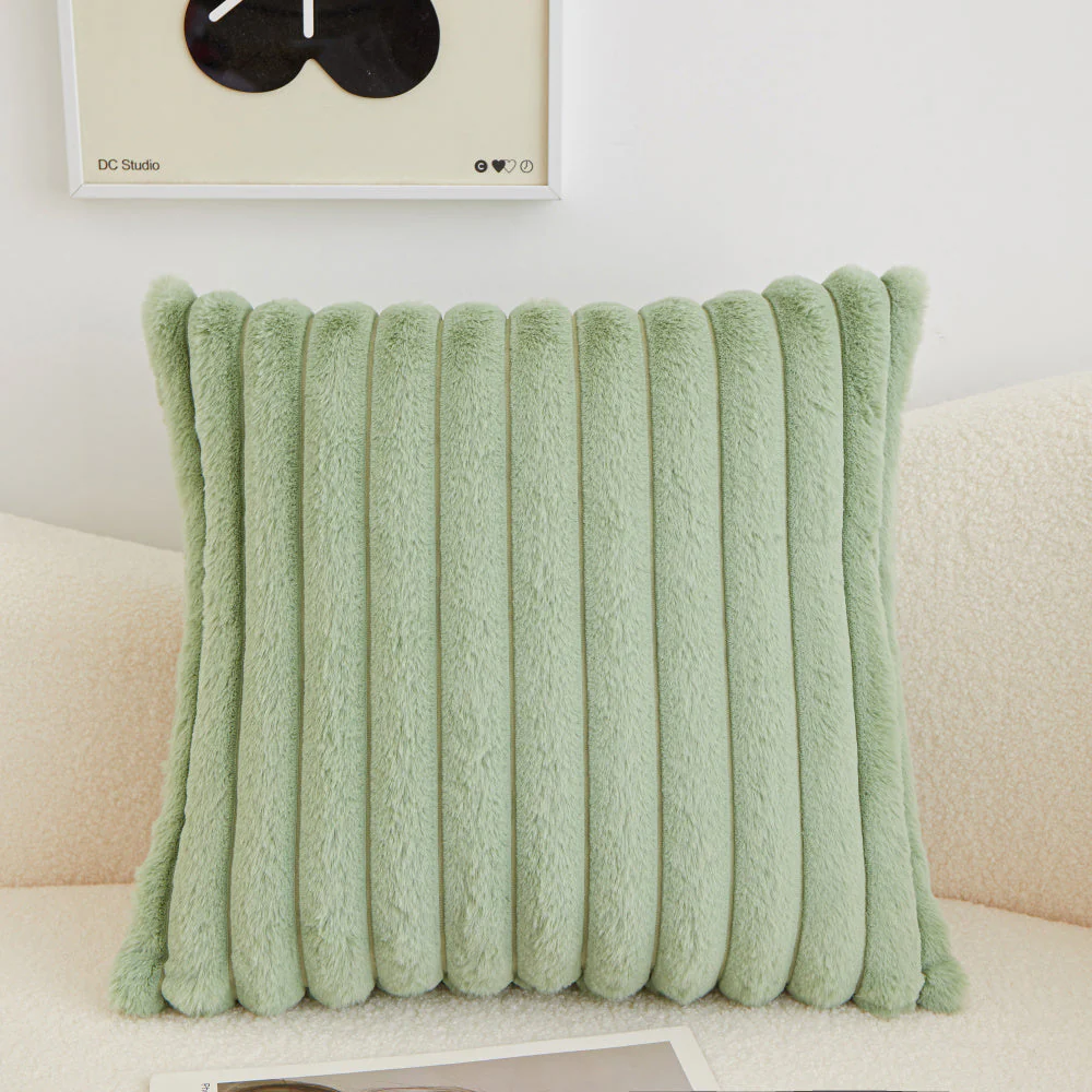 Pack of 2 Polyester Blend Square Throw Pillows & 450g Insert reversible sides, removable cover size 18x18 inch - Image 5