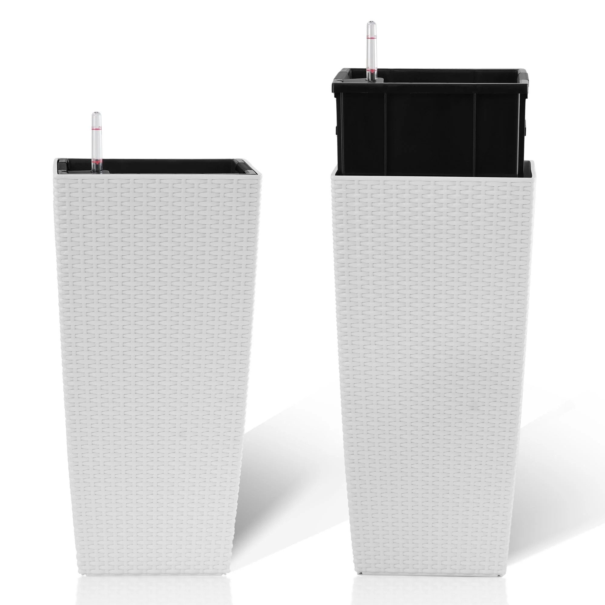 Pack of 2 Square Planters with Automatic Watering System - 22 Inch - Image 13