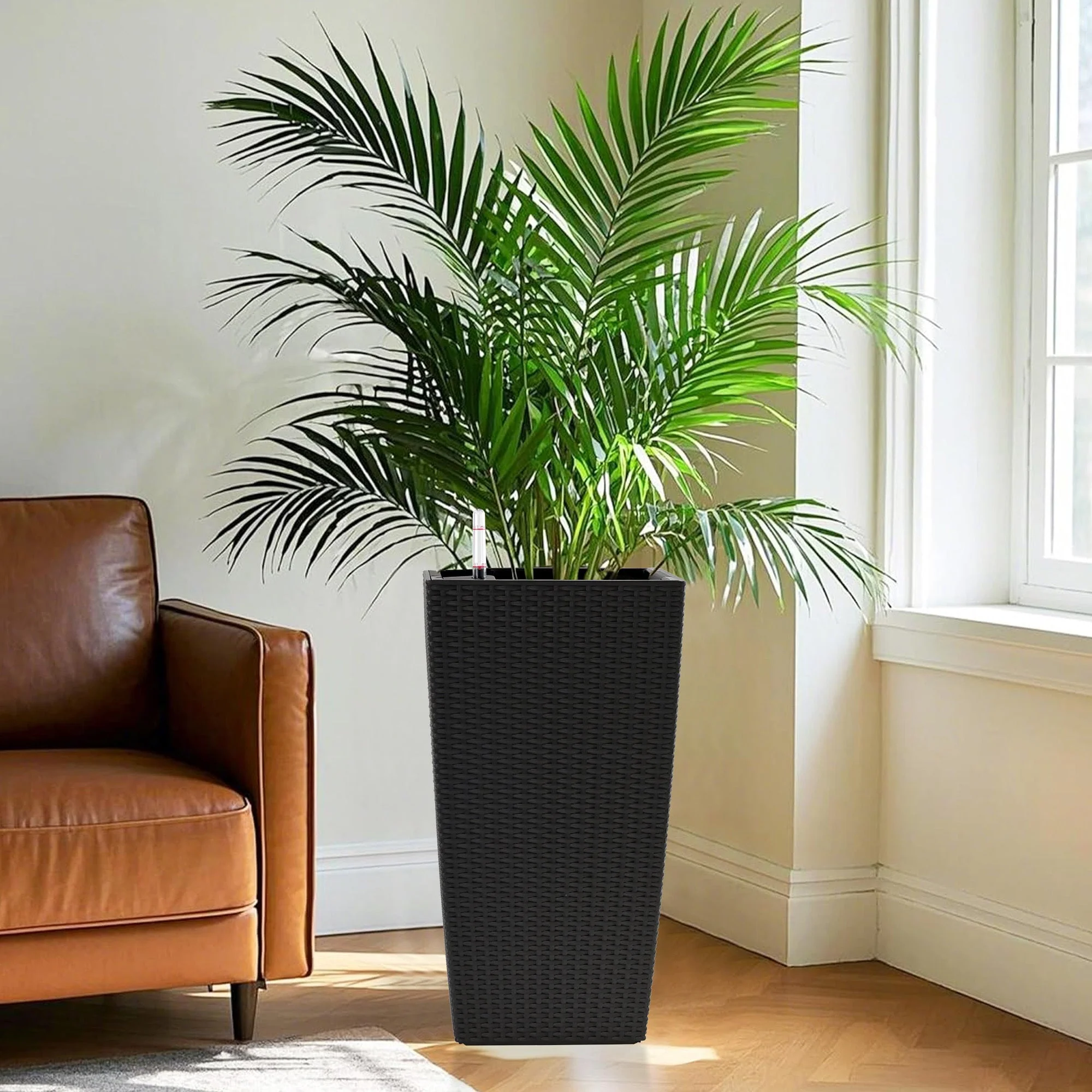 Pack of 2 Square Planters with Automatic Watering System - Image 9