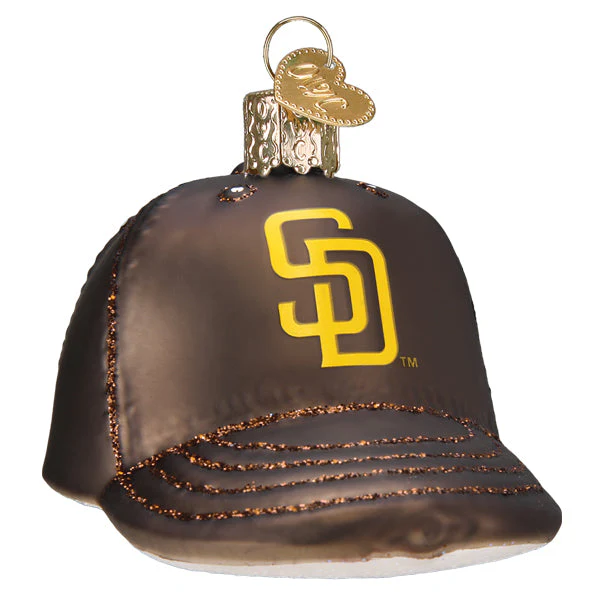 Padres Baseball Cap Ornament - Image 3