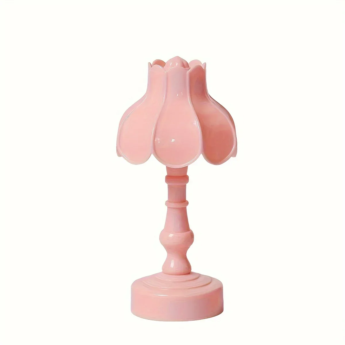 Pagoda Flower LED Table Lamp Battery Desk Night Light Modern Bedroom Decor - Image 11