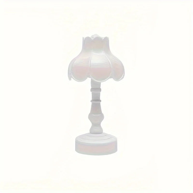 Pagoda Flower LED Table Lamp Battery Desk Night Light Modern Bedroom Decor - Image 9