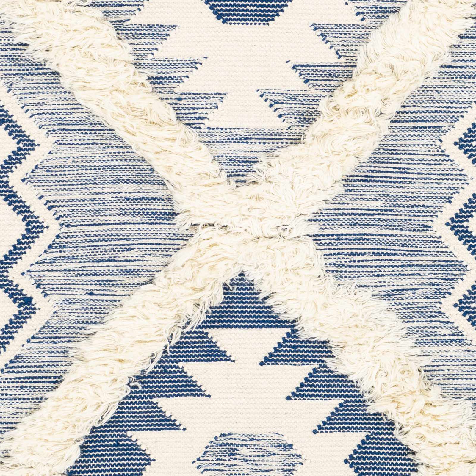 Painesdale Blue/White Wool Carpet - Clearance - Image 4