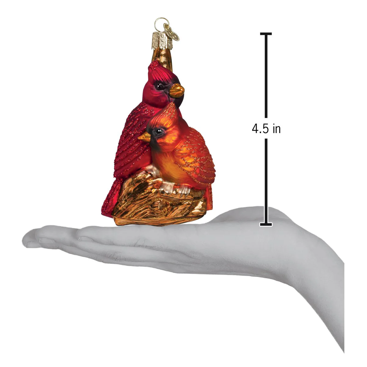 Pair of Cardinals Ornament 2-Piece Set - Image 7
