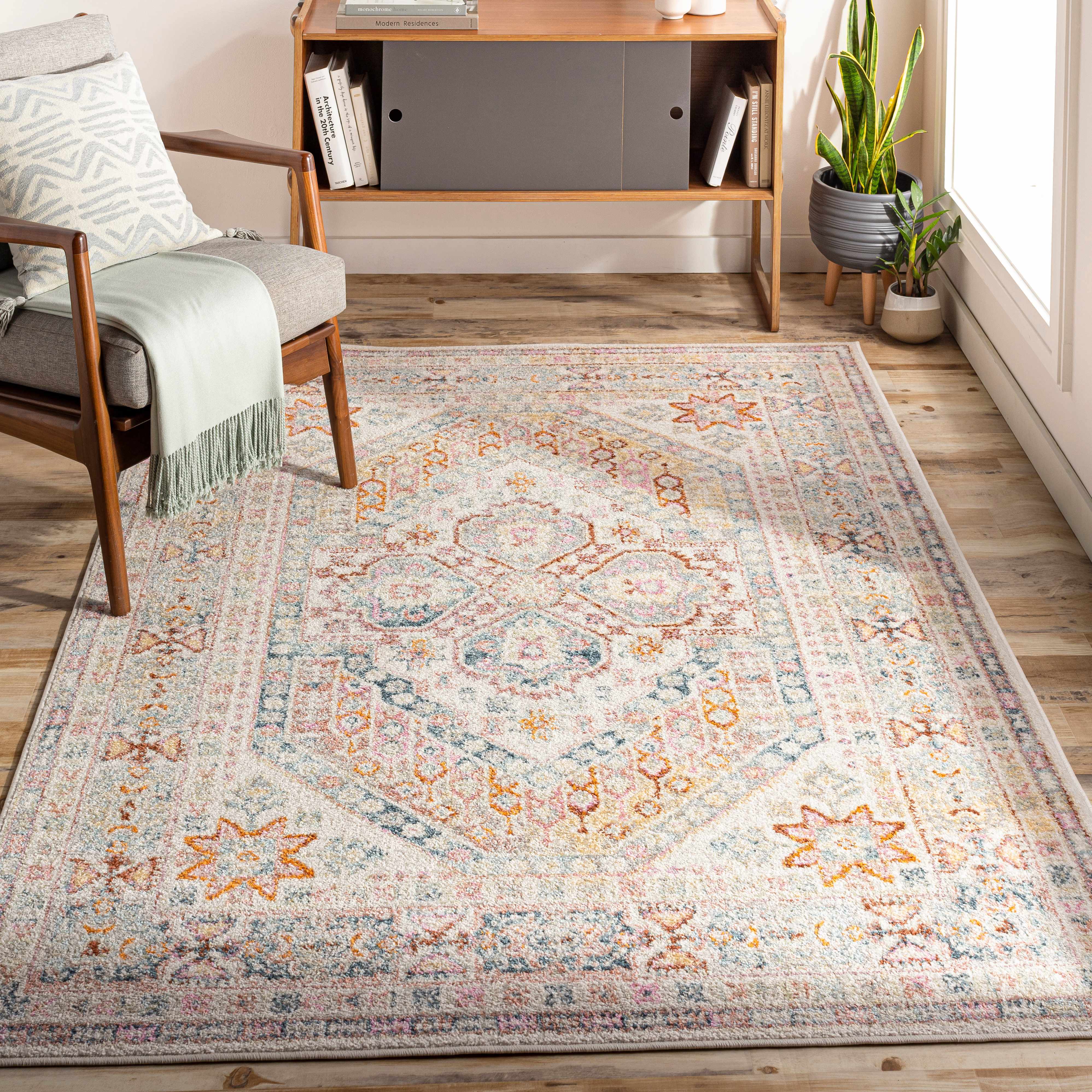Pakuranga Dusty Pink Area Rug - Clearance - Image 2