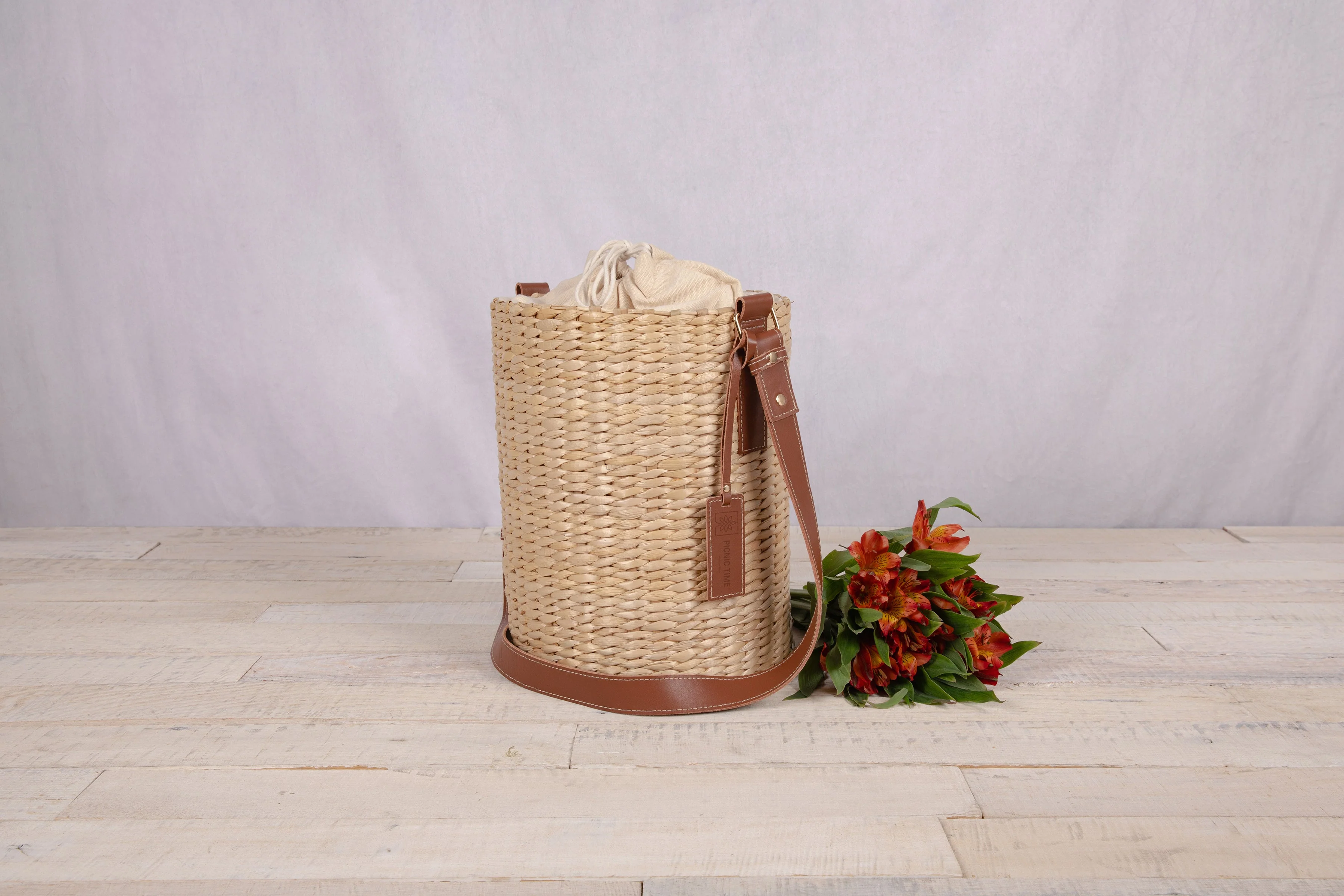 Palermo - Rush Insulated Bucket Tote with Leather Straps - Image 2