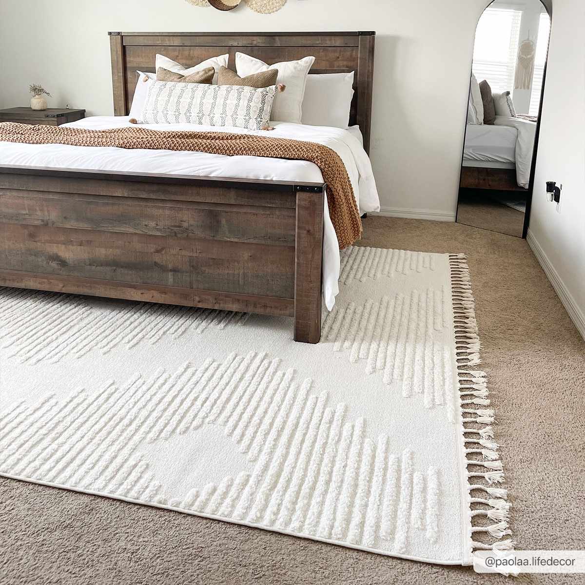 Palimbang Cream 3D Rug - Image 11