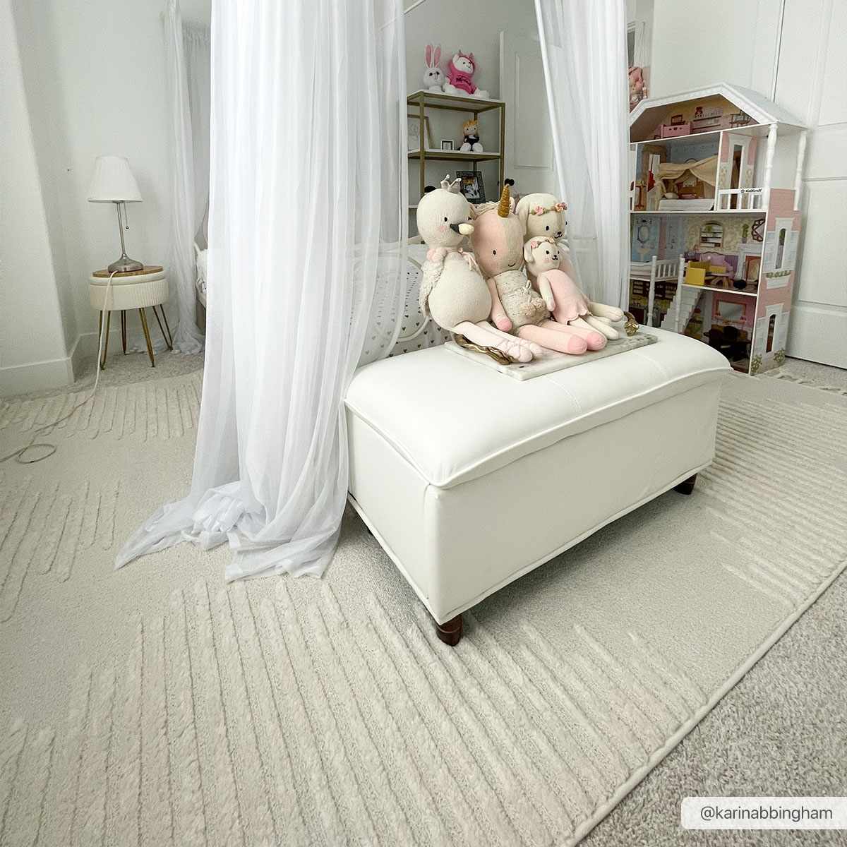 Palimbang Cream 3D Rug - Image 15