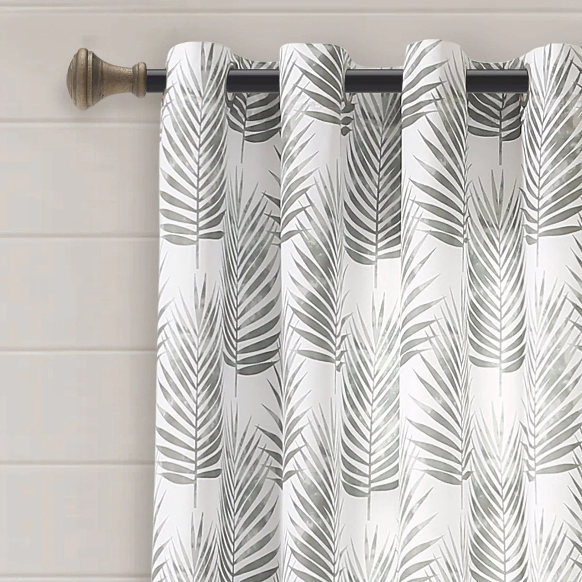 Palm Lane Window Curtain Panel Set - Image 2