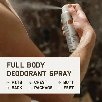 Papatui Men's Body Deodorant Spray Sandalwood Suede 5oz - Imperfect Container - Image 4