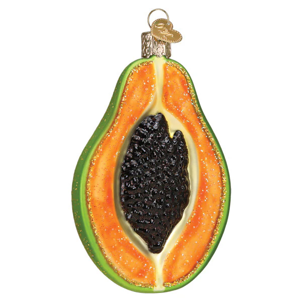 Papaya Ornament by Old World Christmas - Image 3