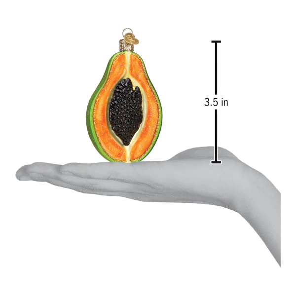 Papaya Ornament by Old World Christmas - Image 6