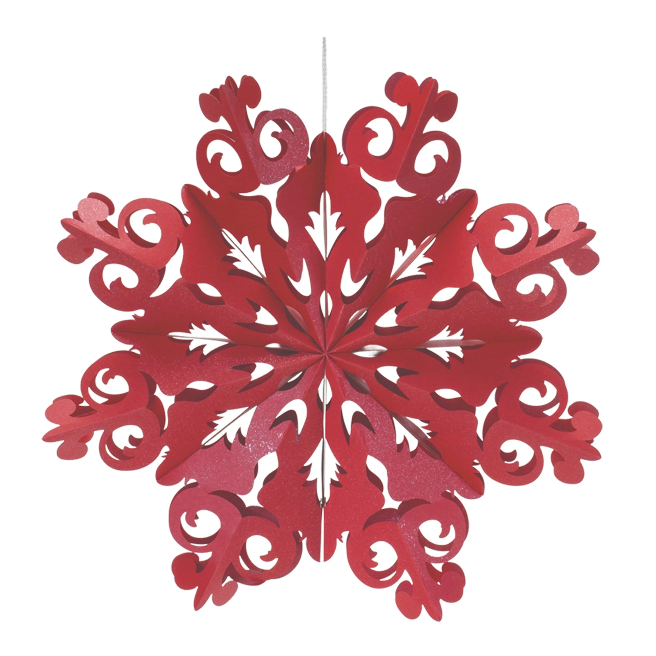 Paper Snowflake Ornament (Set of 6) - Image 3