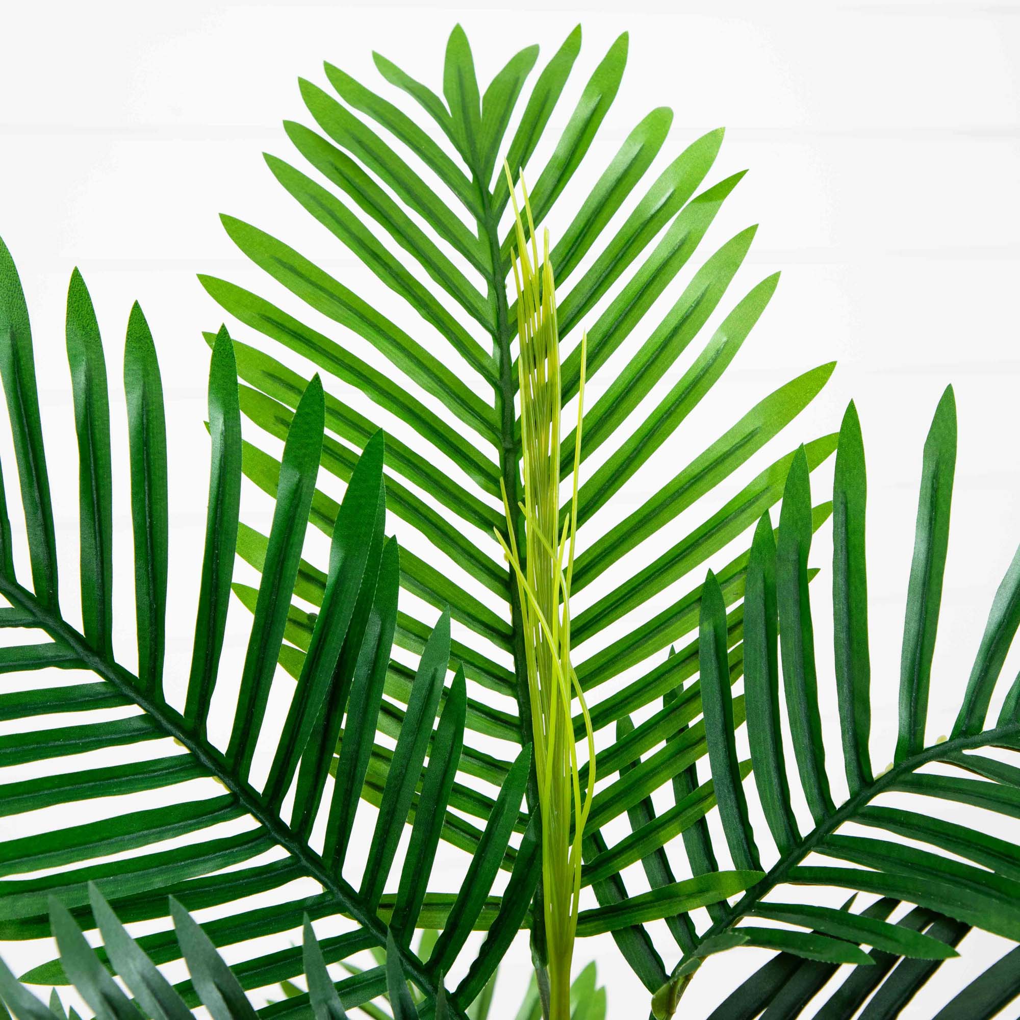 Paradise Palm Artificial Tree in Sand Colored Planter - Image 2