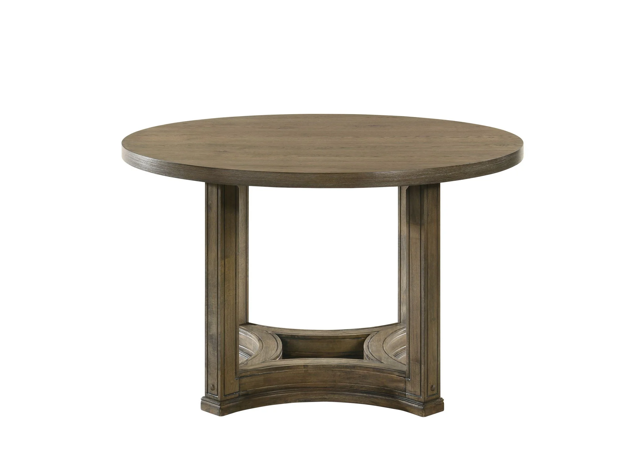 Parfield - 5 Pieces Round Dining Room Set - Light Brown / Oak - Image 4