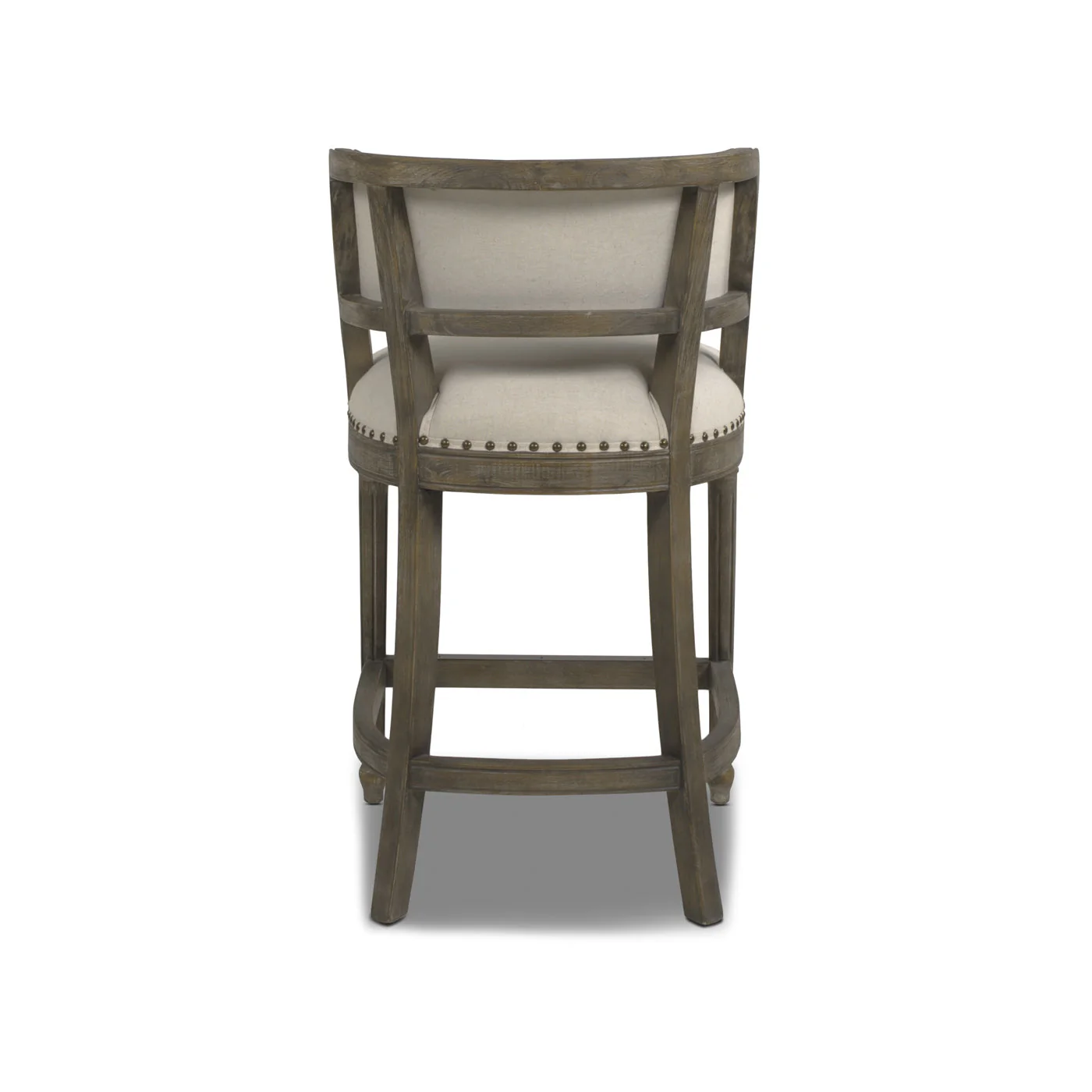 Paris 26.5' Farmhouse Counter Height Bar Stool with Backrest - Image 10