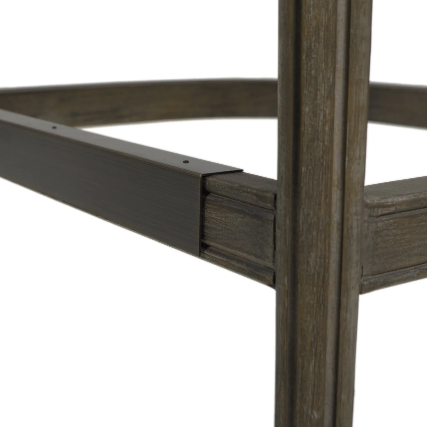 Paris 26.5' Farmhouse Counter Height Bar Stool with Backrest - Image 3