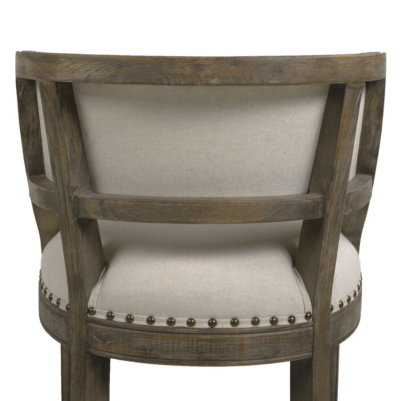 Paris 26.5' Farmhouse Counter Height Bar Stool with Backrest - Image 4