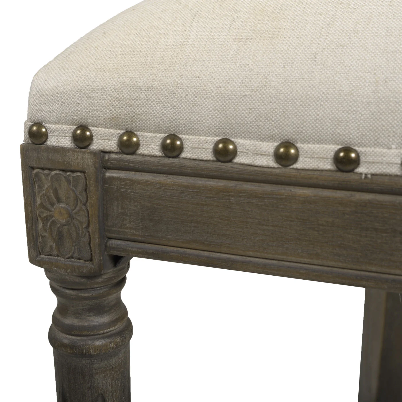Paris 26.5' Farmhouse Counter Height Bar Stool with Backrest - Image 6