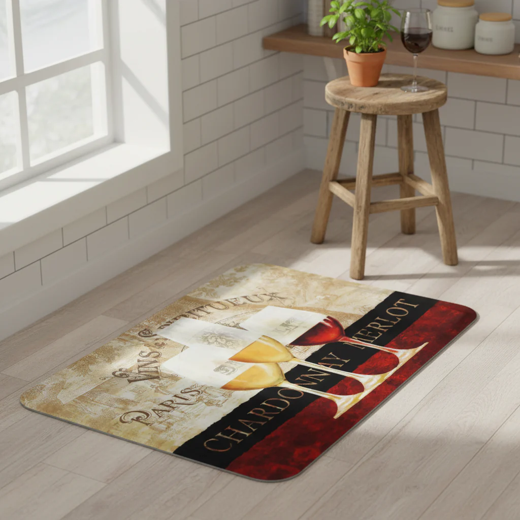Paris Wine Antifatigue Kitchen Mats - Image 3