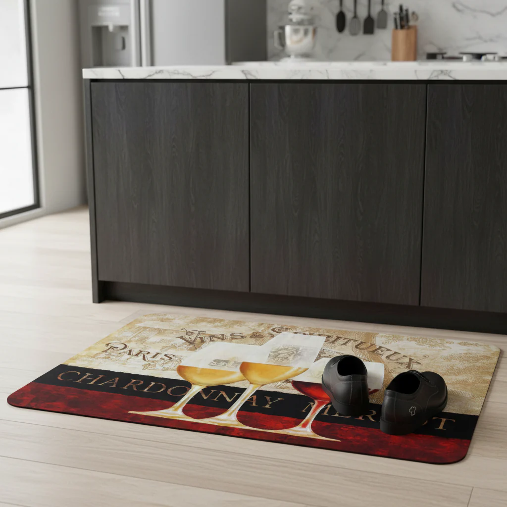 Paris Wine Antifatigue Kitchen Mats - Image 5