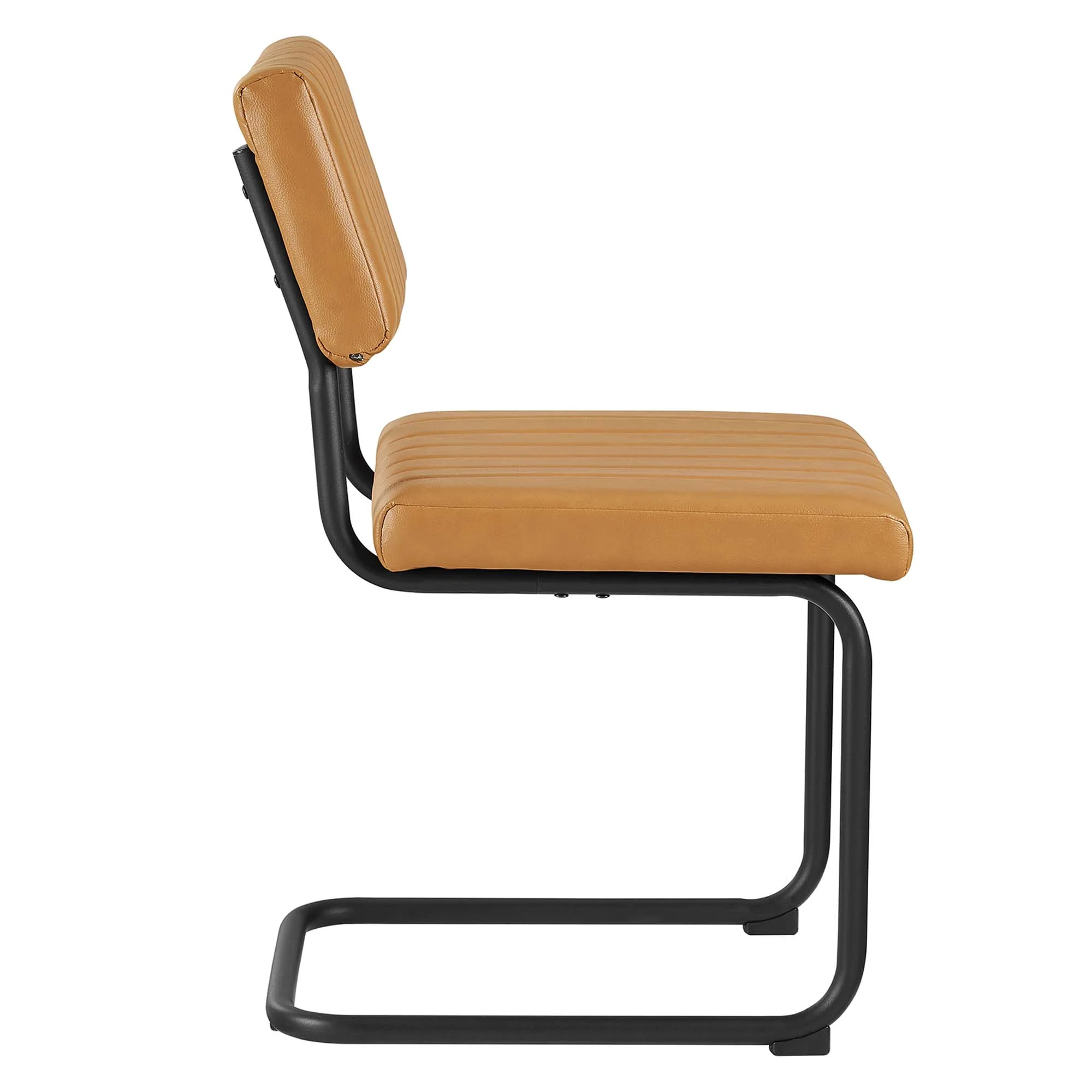 Parity Vegan Leather Dining Side Chairs Set of 2 by Modway - Image 4