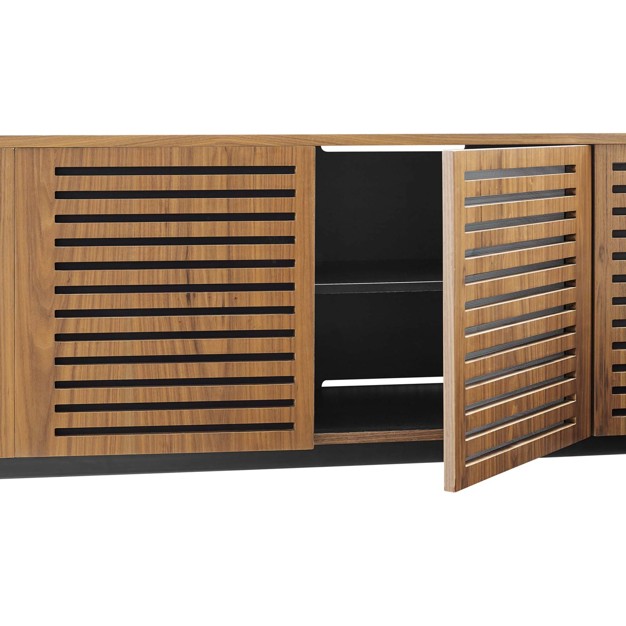 Parker 73" Walnut TV Stand by Modway - Image 4