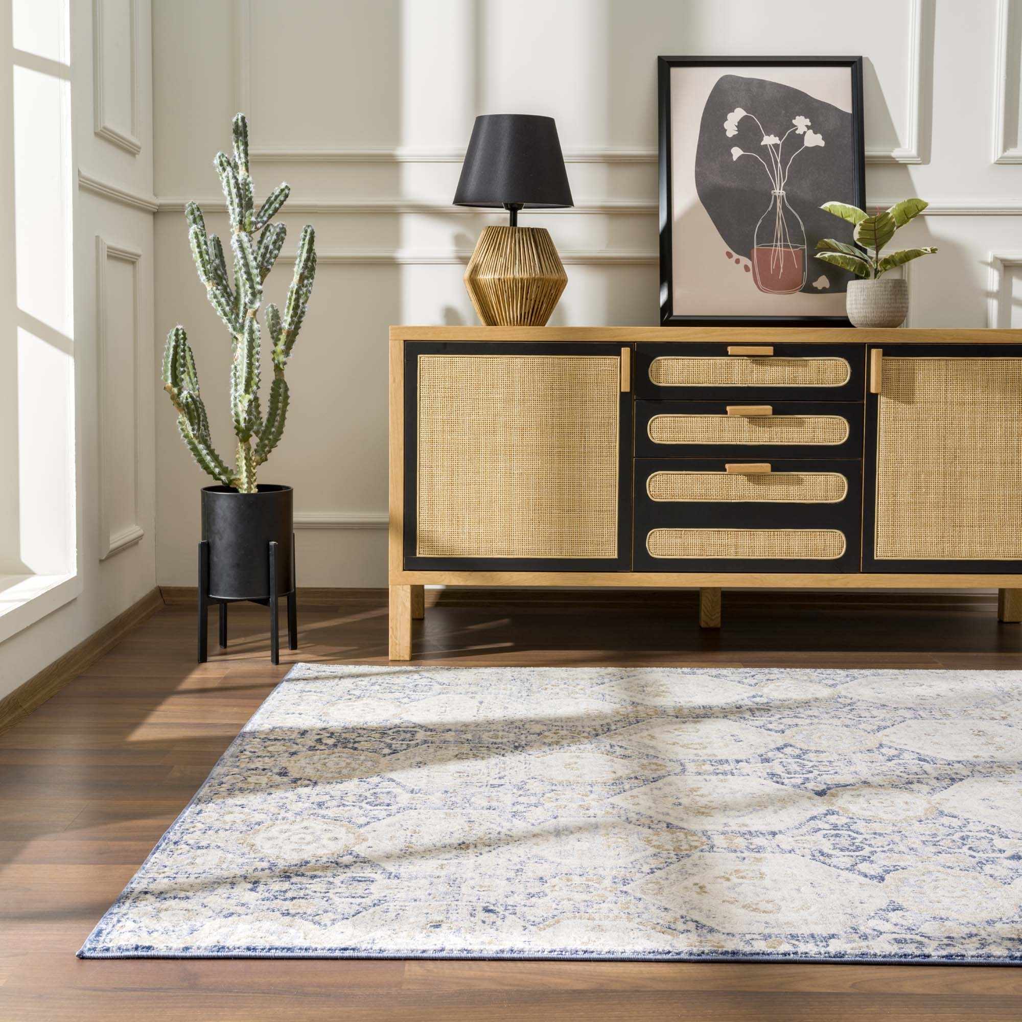 Parkerfield Blue Area Rug - Image 4