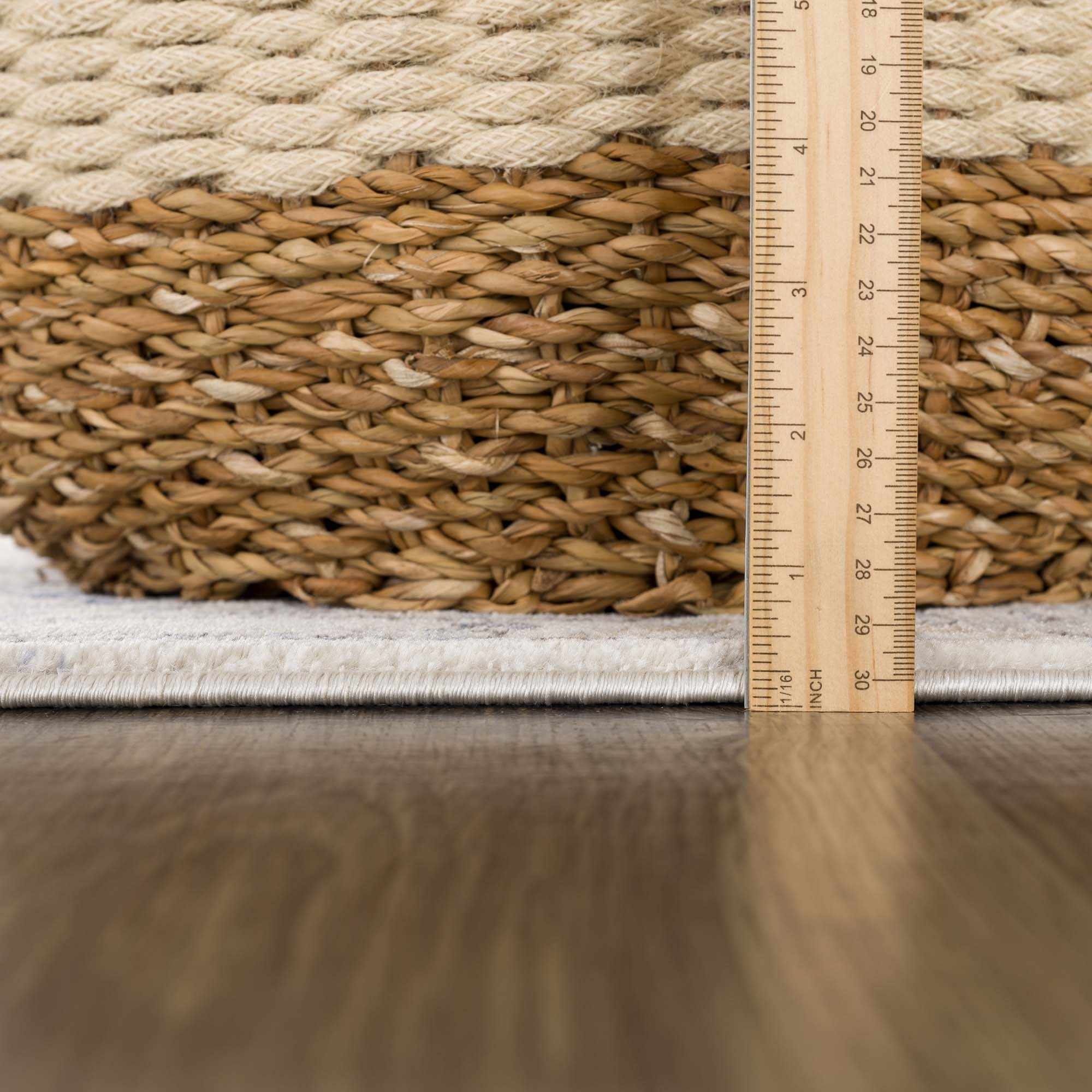 Parkerfield Cream & Blue Area Rug - Image 10