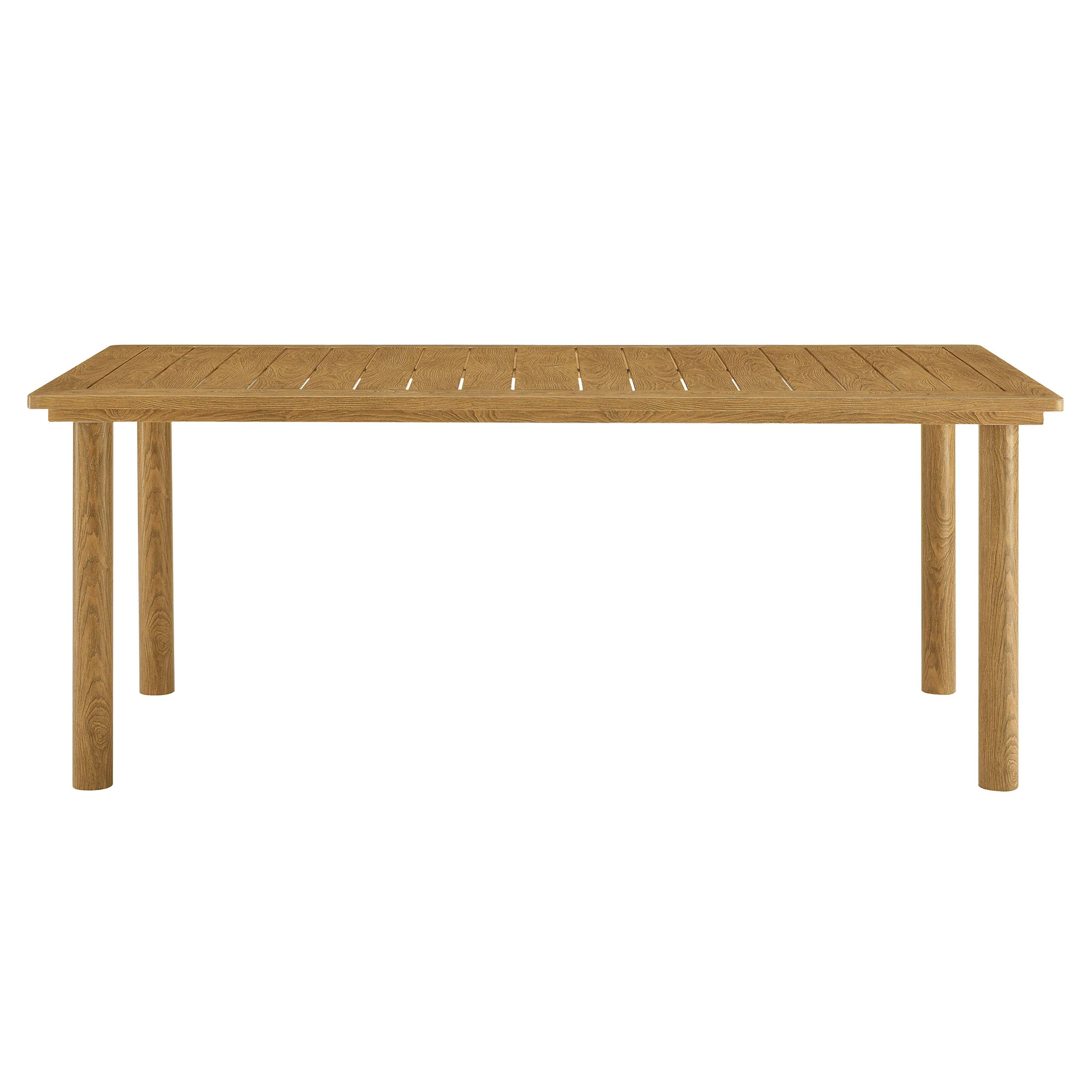 Parkland 76" Outdoor Patio Aluminum Dining Table by Modway - Image 10