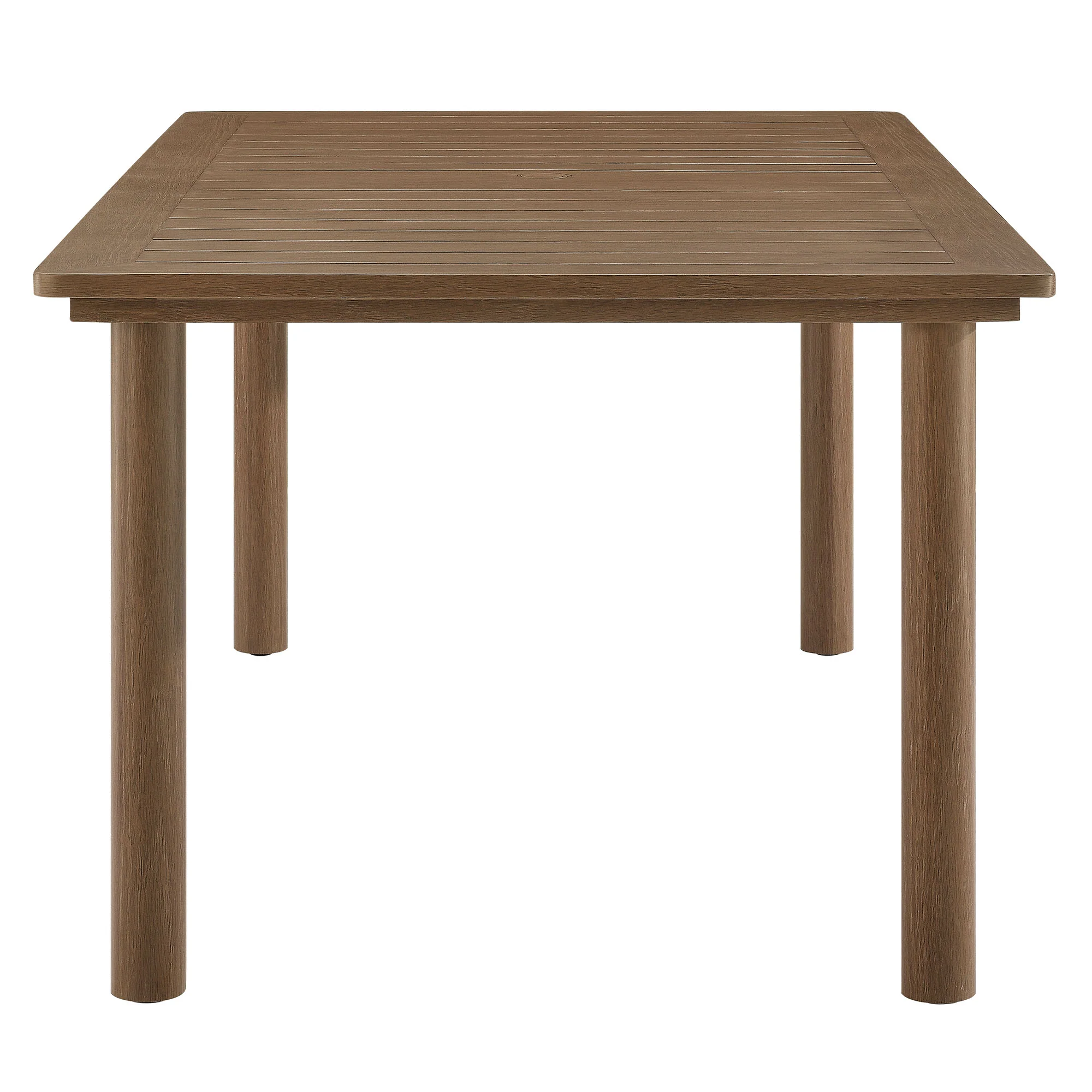 Parkland 76" Outdoor Patio Aluminum Dining Table by Modway - Image 4