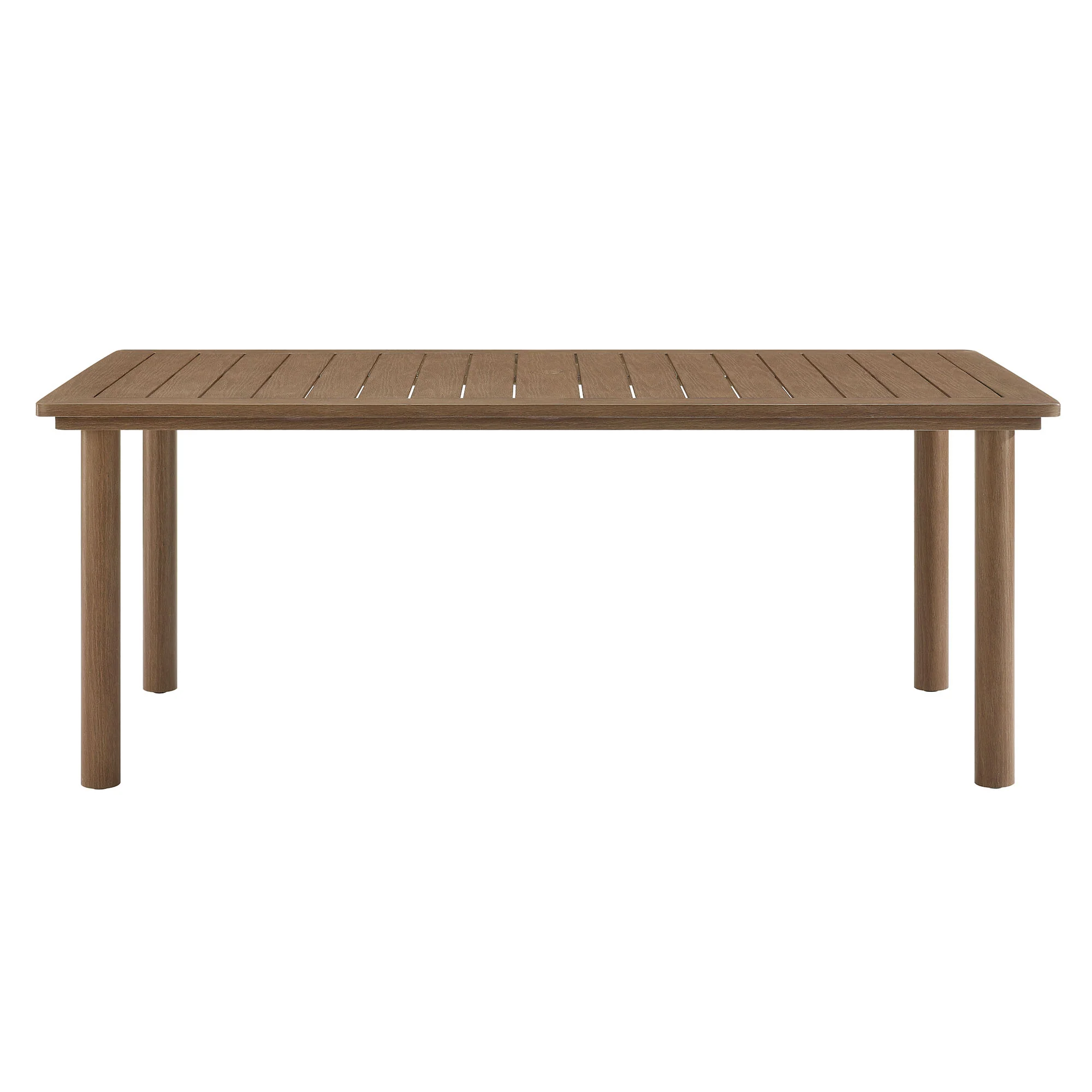 Parkland 76" Outdoor Patio Aluminum Dining Table by Modway - Image 5
