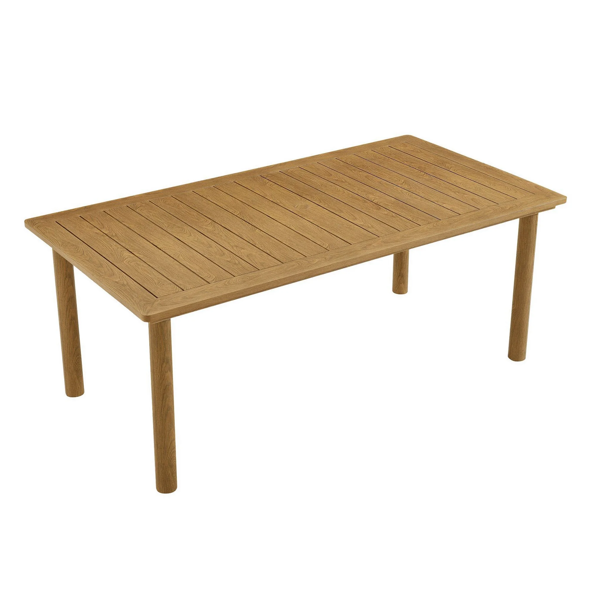 Parkland 76" Outdoor Patio Aluminum Dining Table by Modway - Image 9