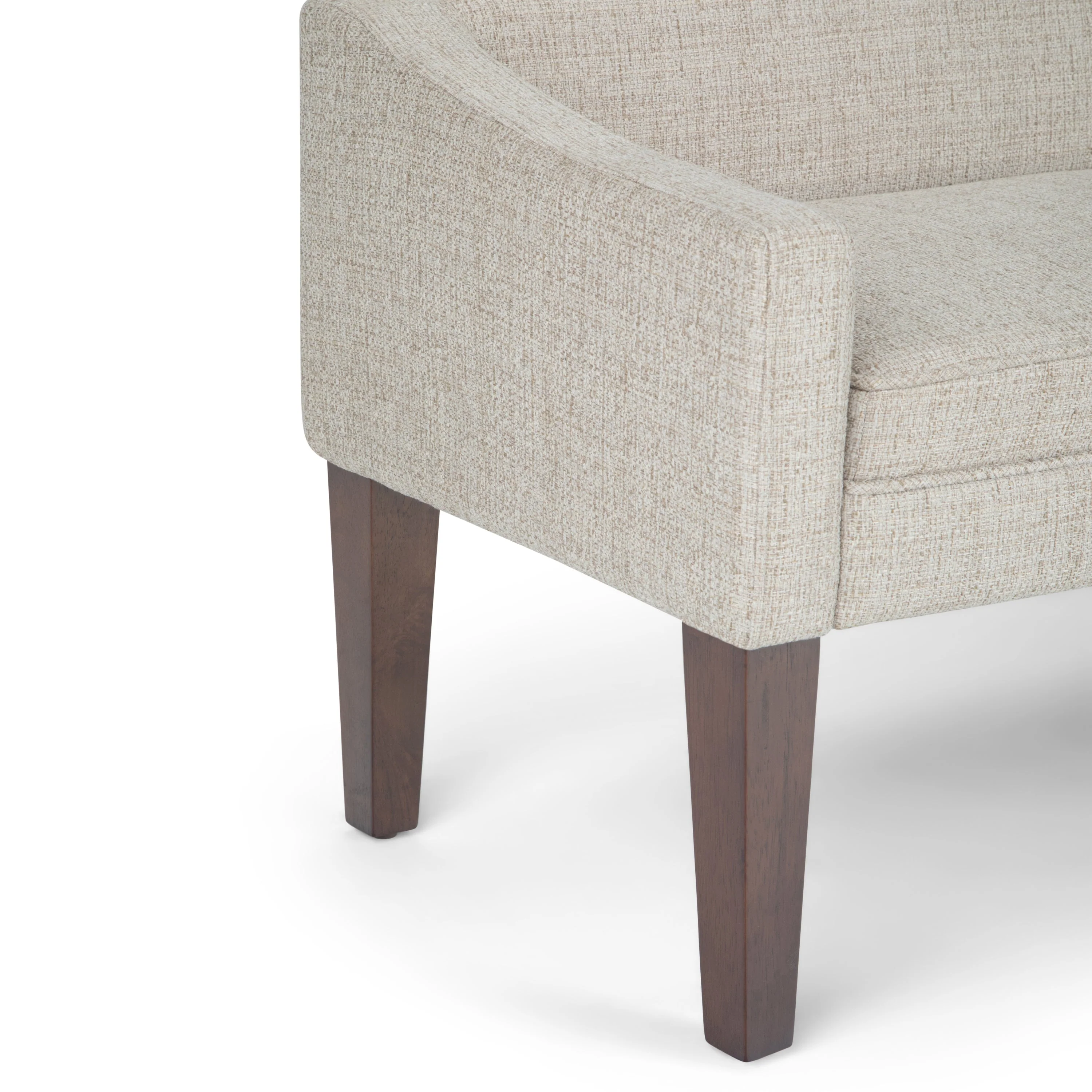 Parris Upholstered Bench - Platinum - Image 4