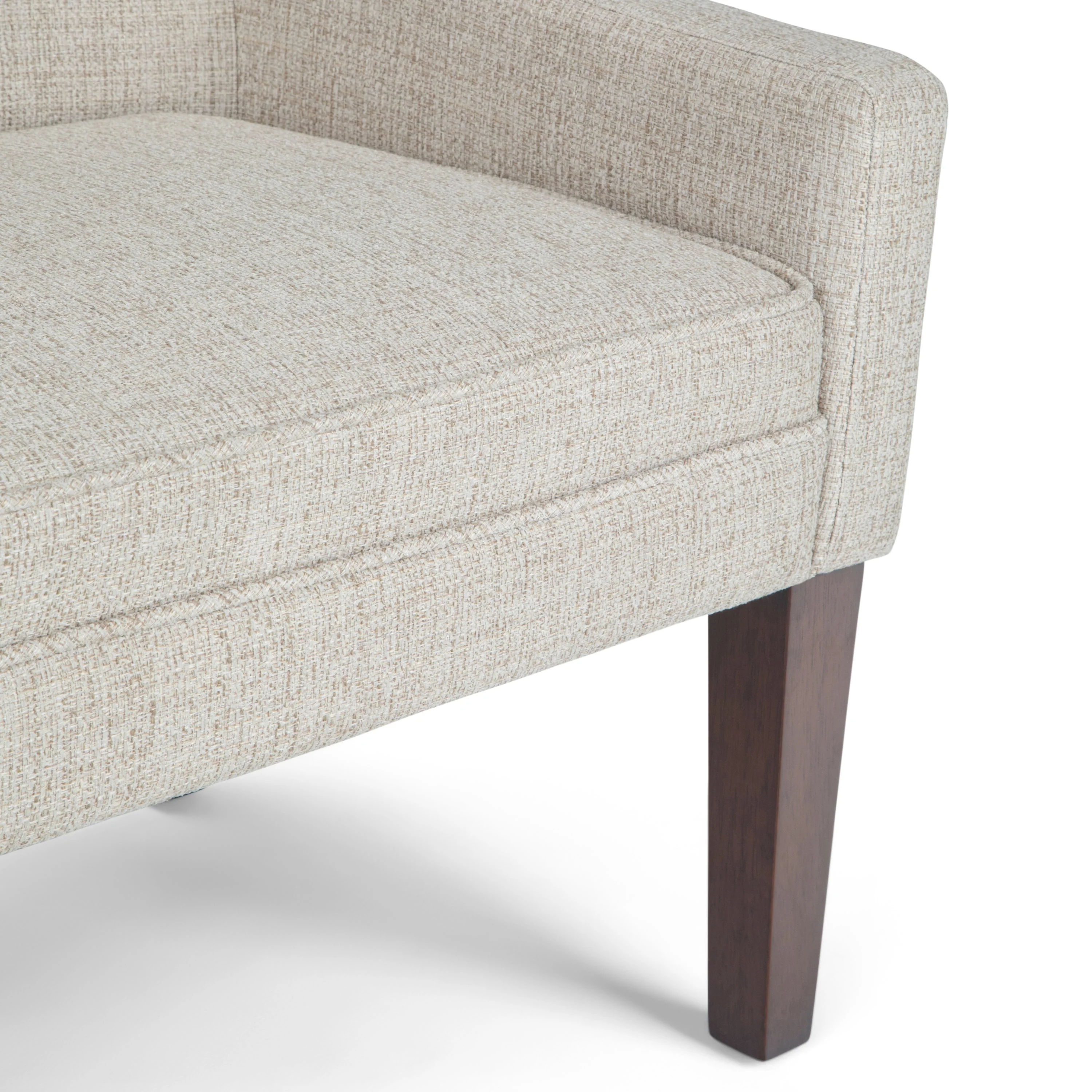 Parris Upholstered Bench - Platinum - Image 6