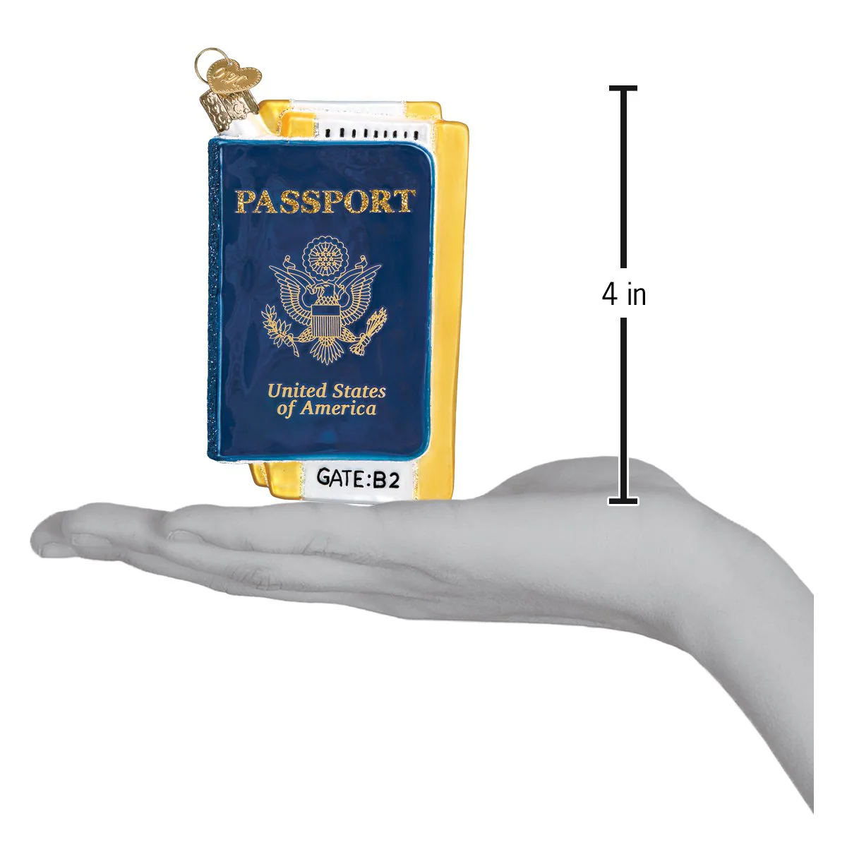 Passport Ornament by Old World Christmas - Image 6