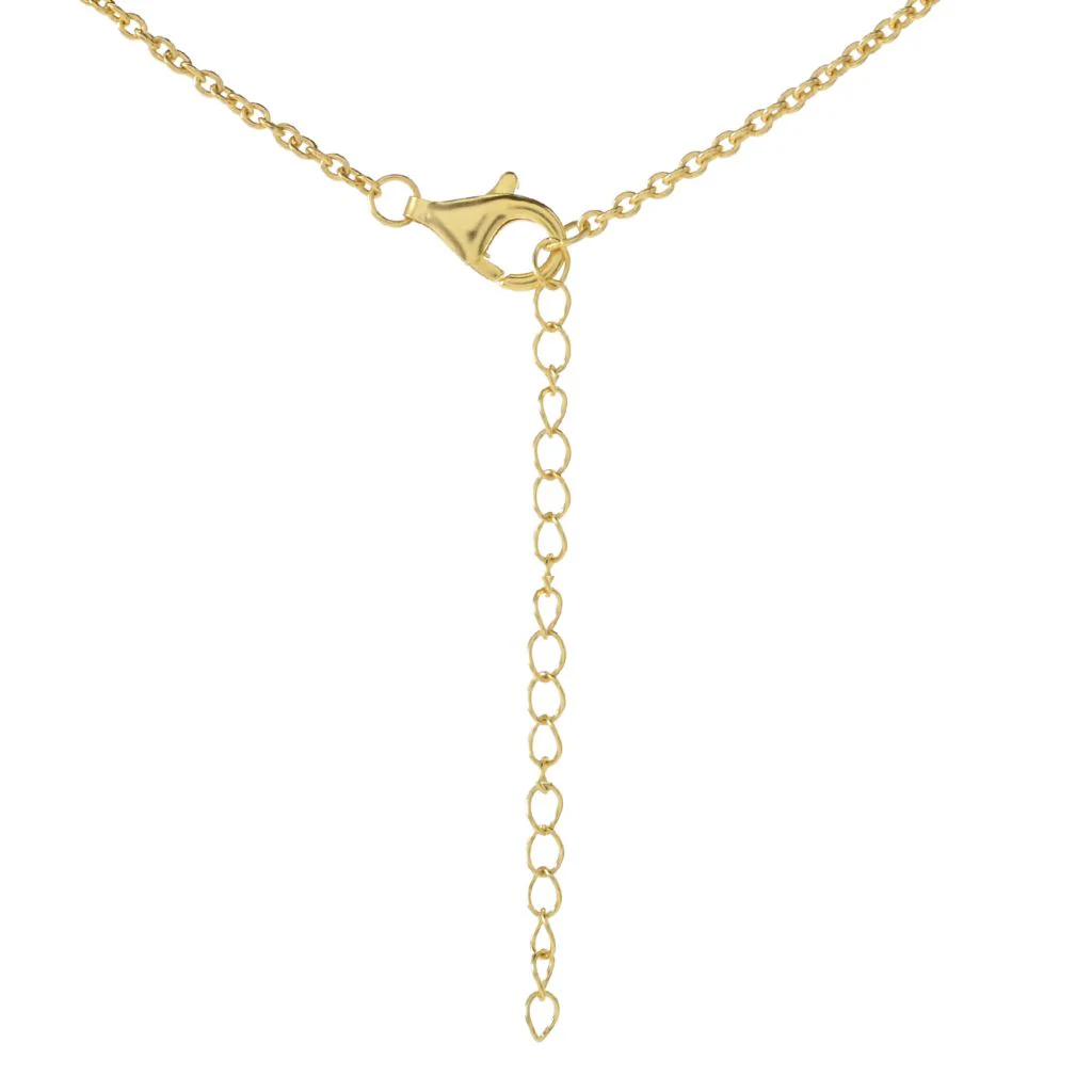 Passport to Egypt 18K Gold Plated 20mm Lapis Eye or Horus Pendant w/ Chain - Image 2