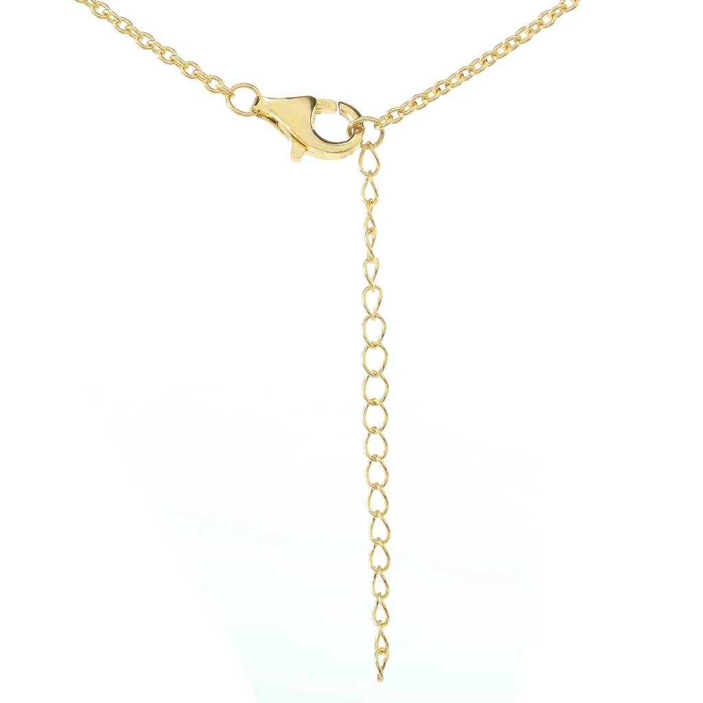 Passport to Egypt 18K Gold Plated Polished Flower of Life Pendant w/ Chain - Image 2
