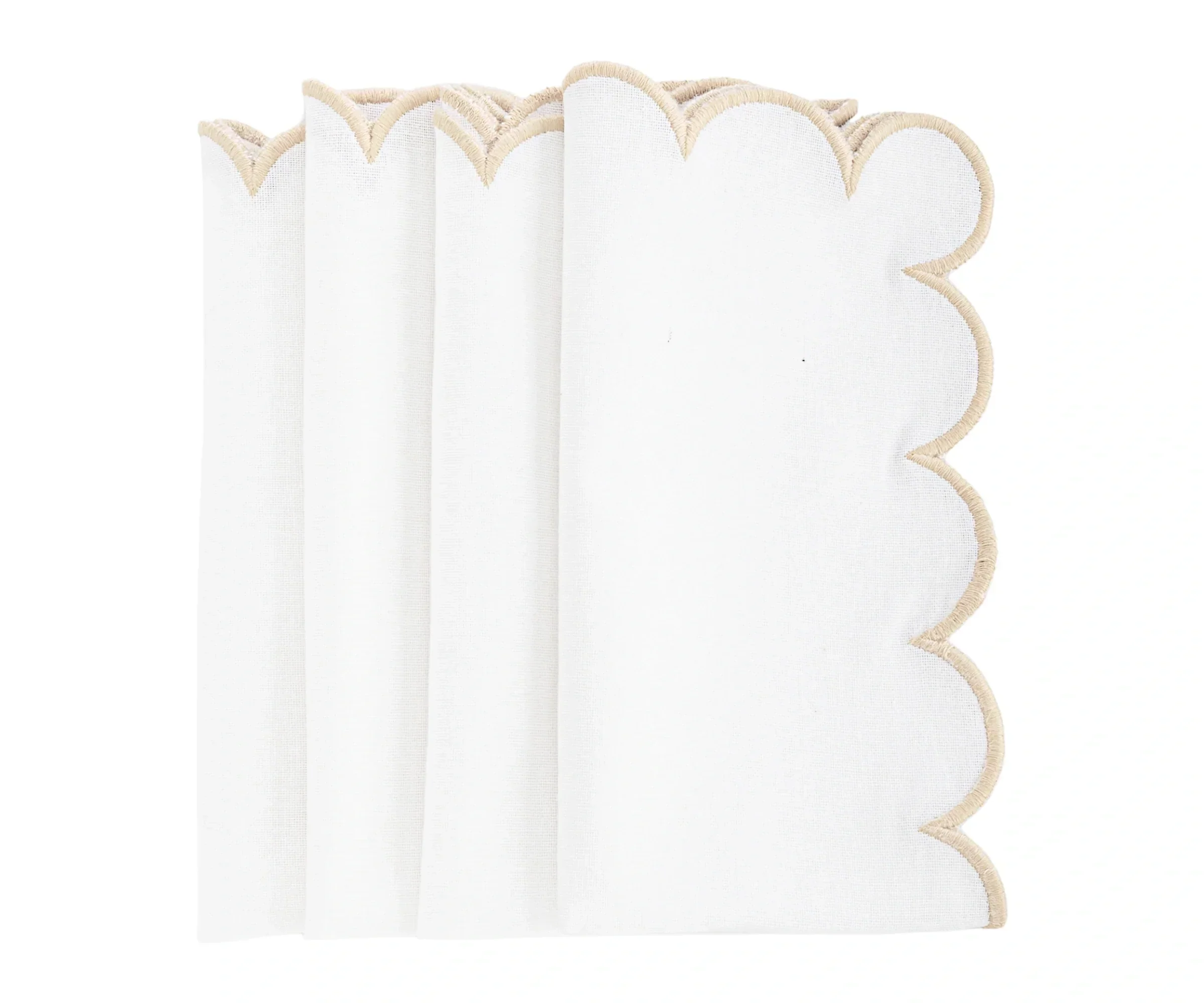 Pastel Cloth Napkins - Beige - Image 3
