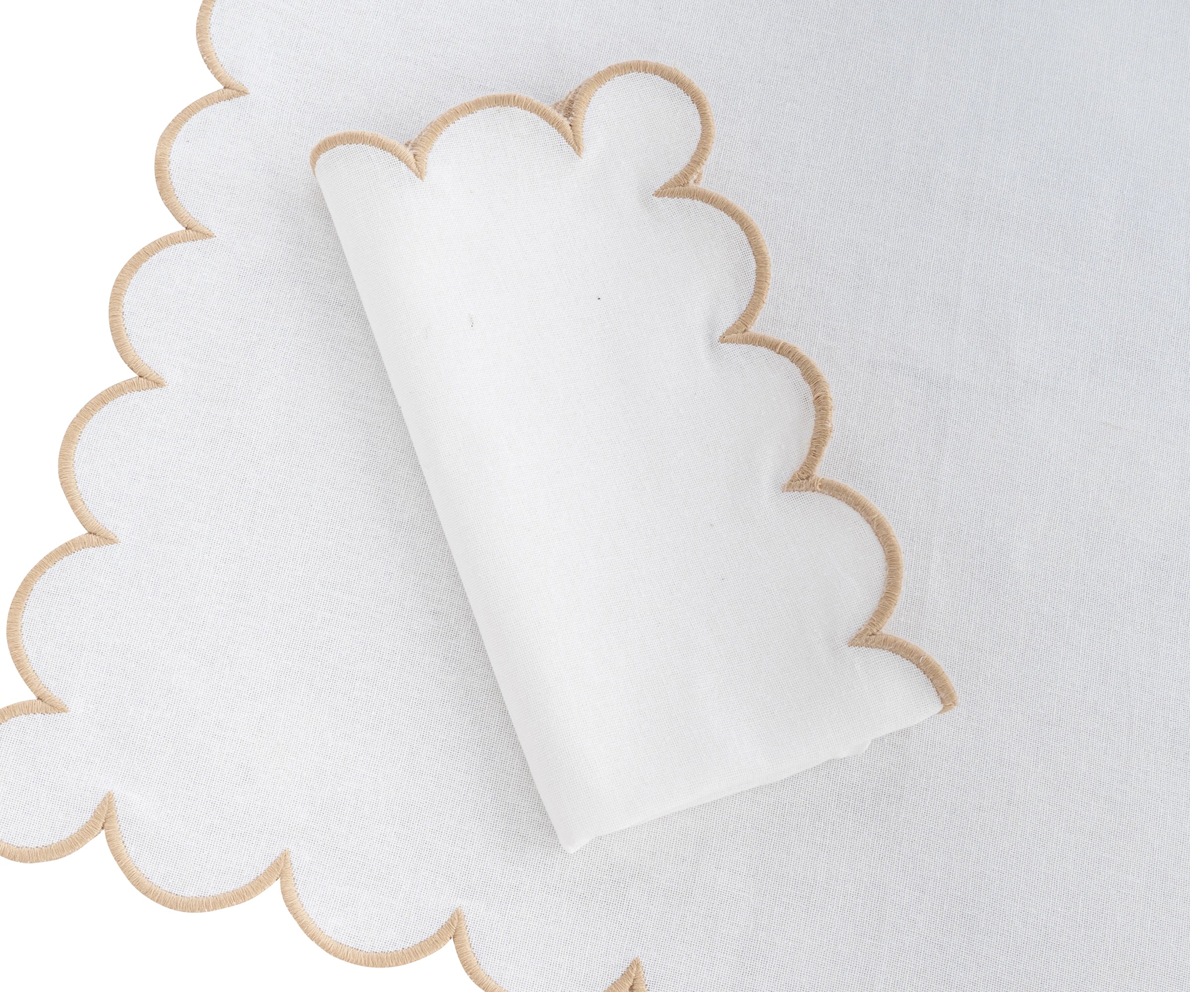 Pastel Cloth Napkins - Beige - Image 5