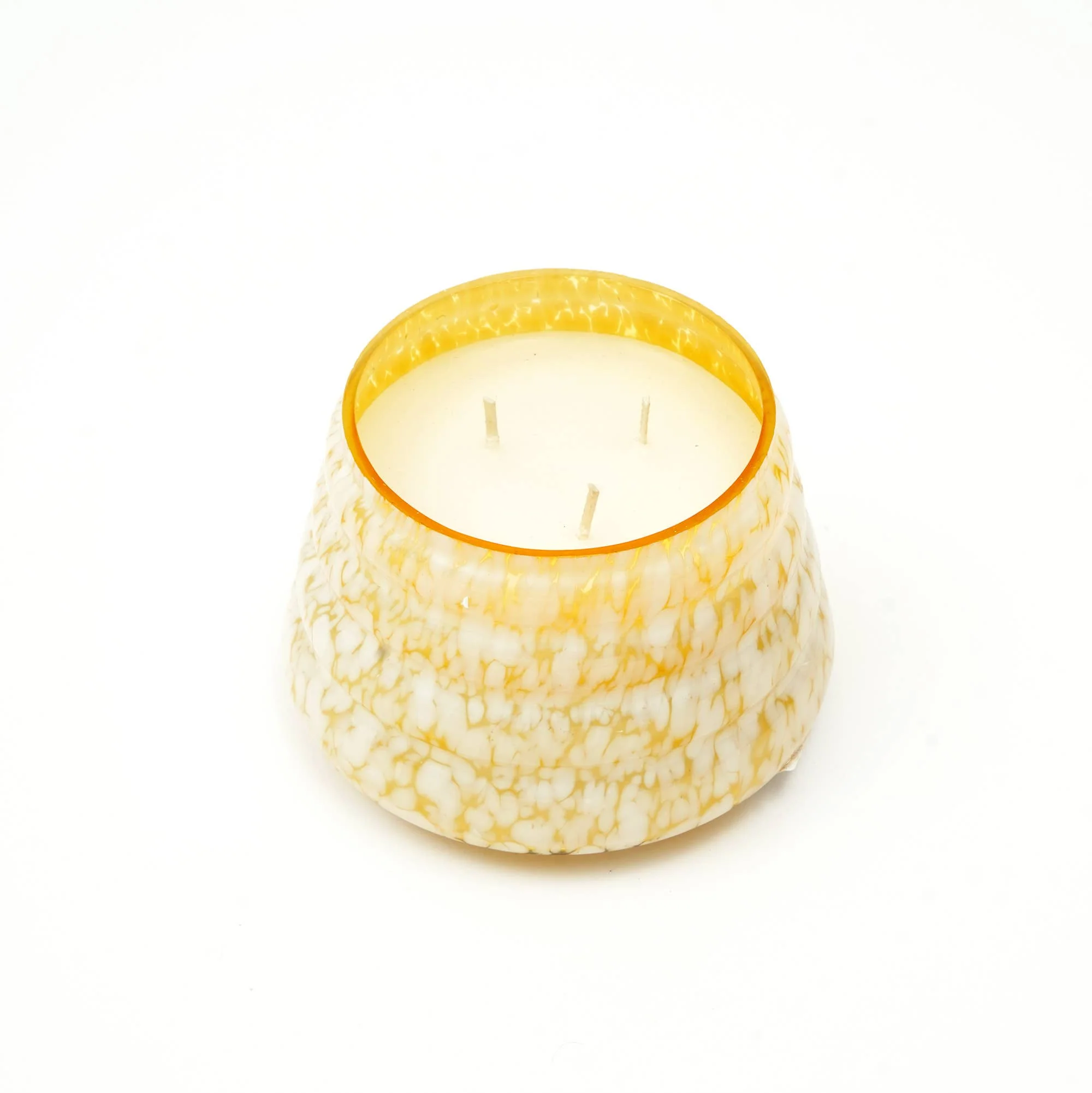 Pastel Whisper Scented Wax Candle - Yellow - Image 4
