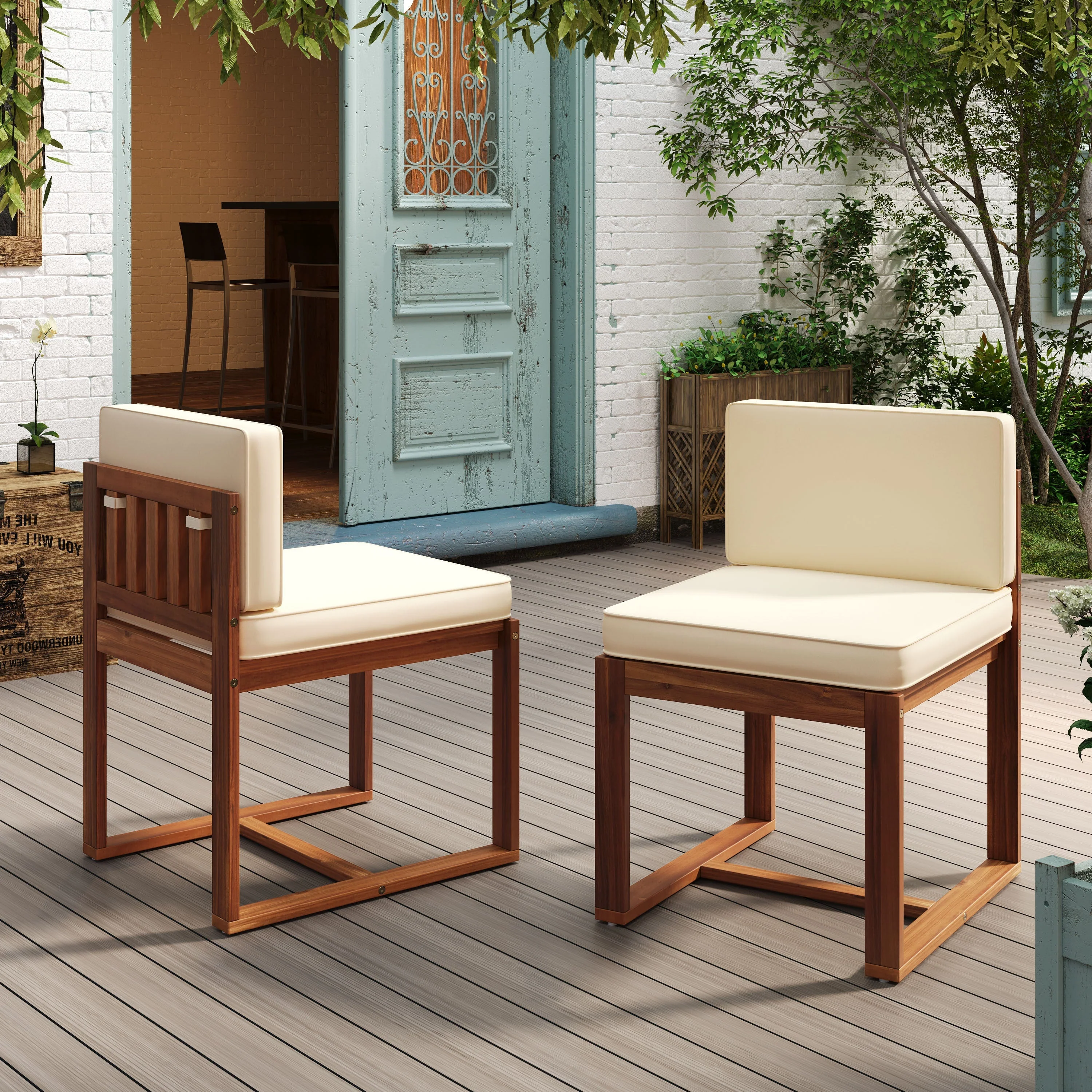 Patio Dining Chairs (Set of 2) - Image 2