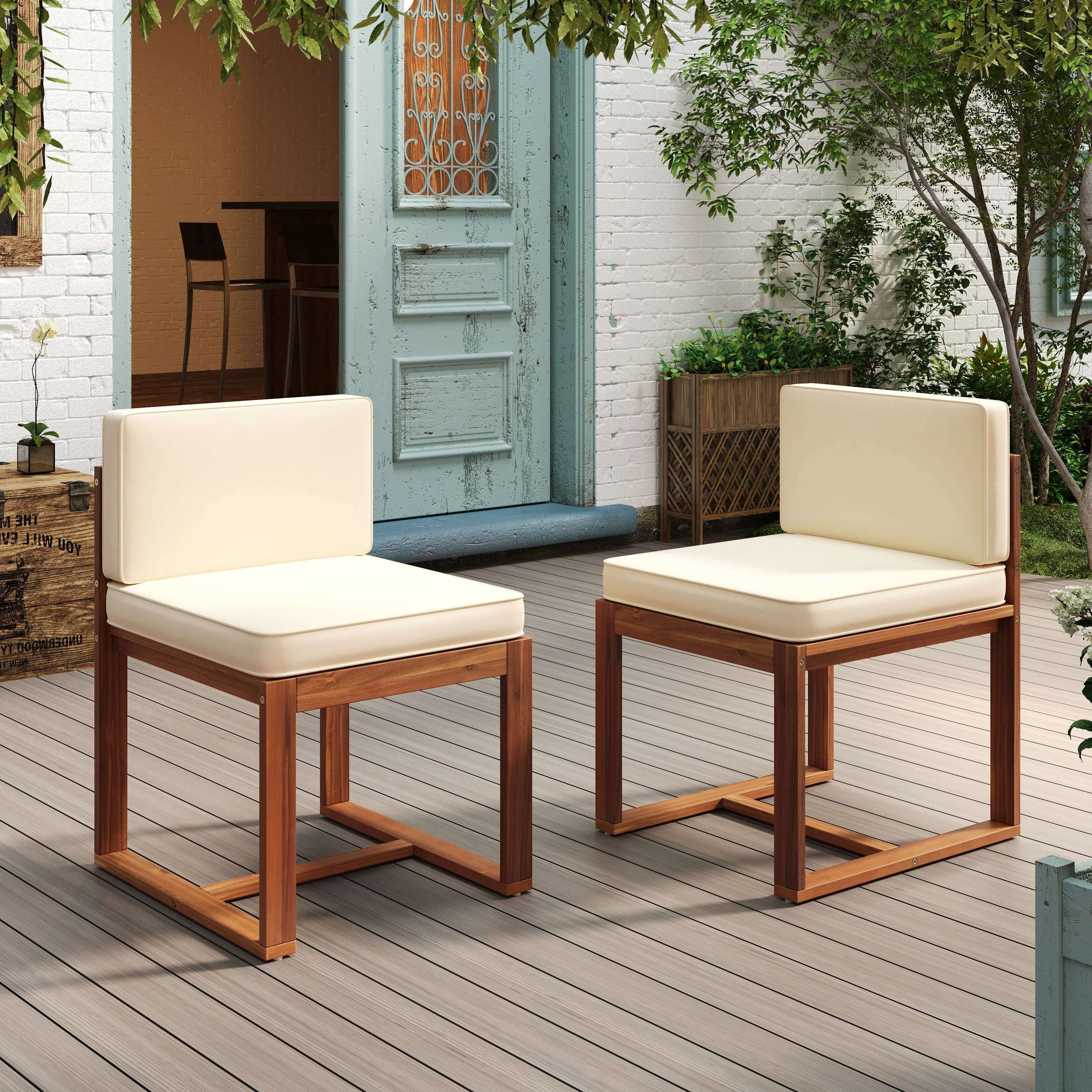 Patio Dining Chairs (Set of 2) - Image 3
