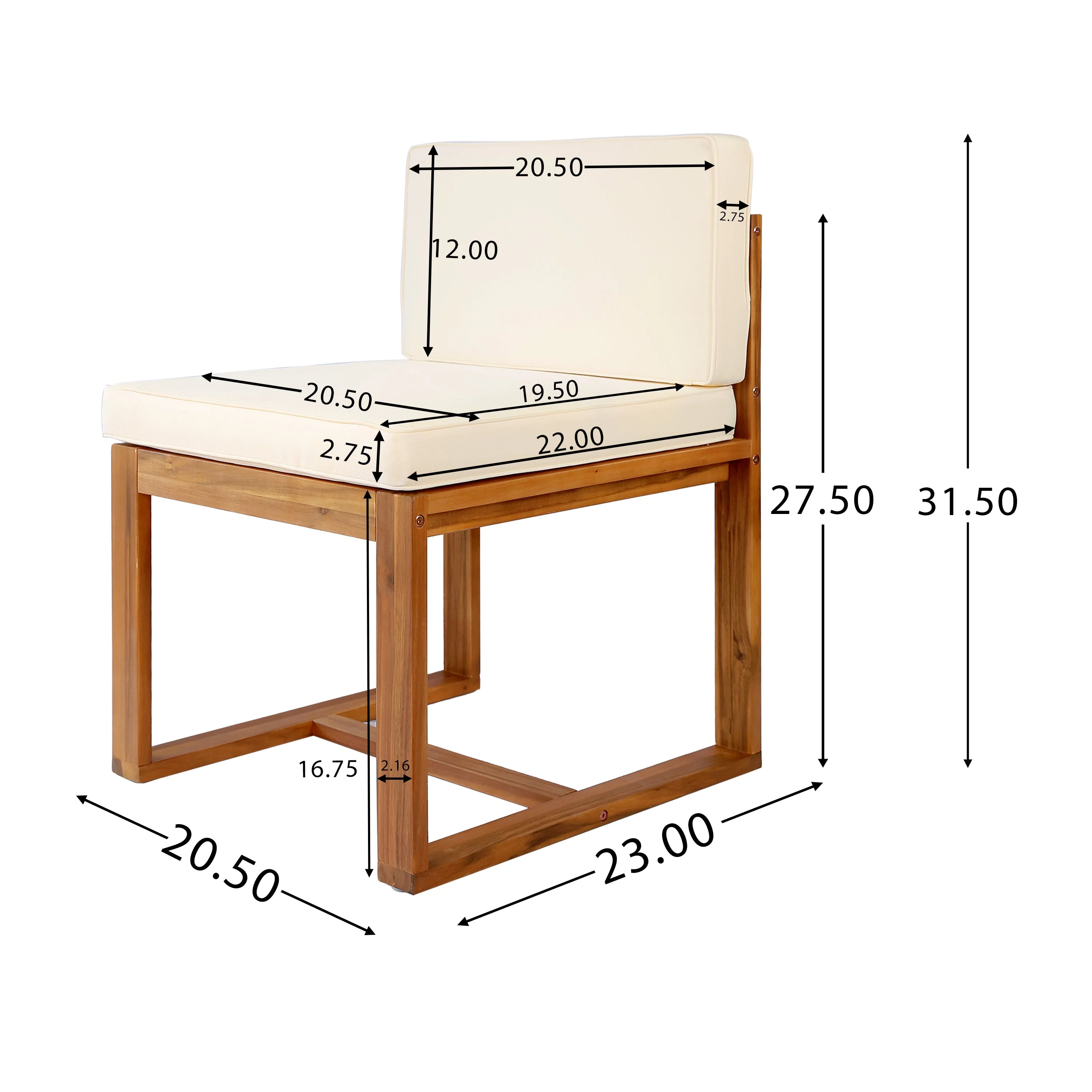 Patio Dining Chairs (Set of 2) - Image 5