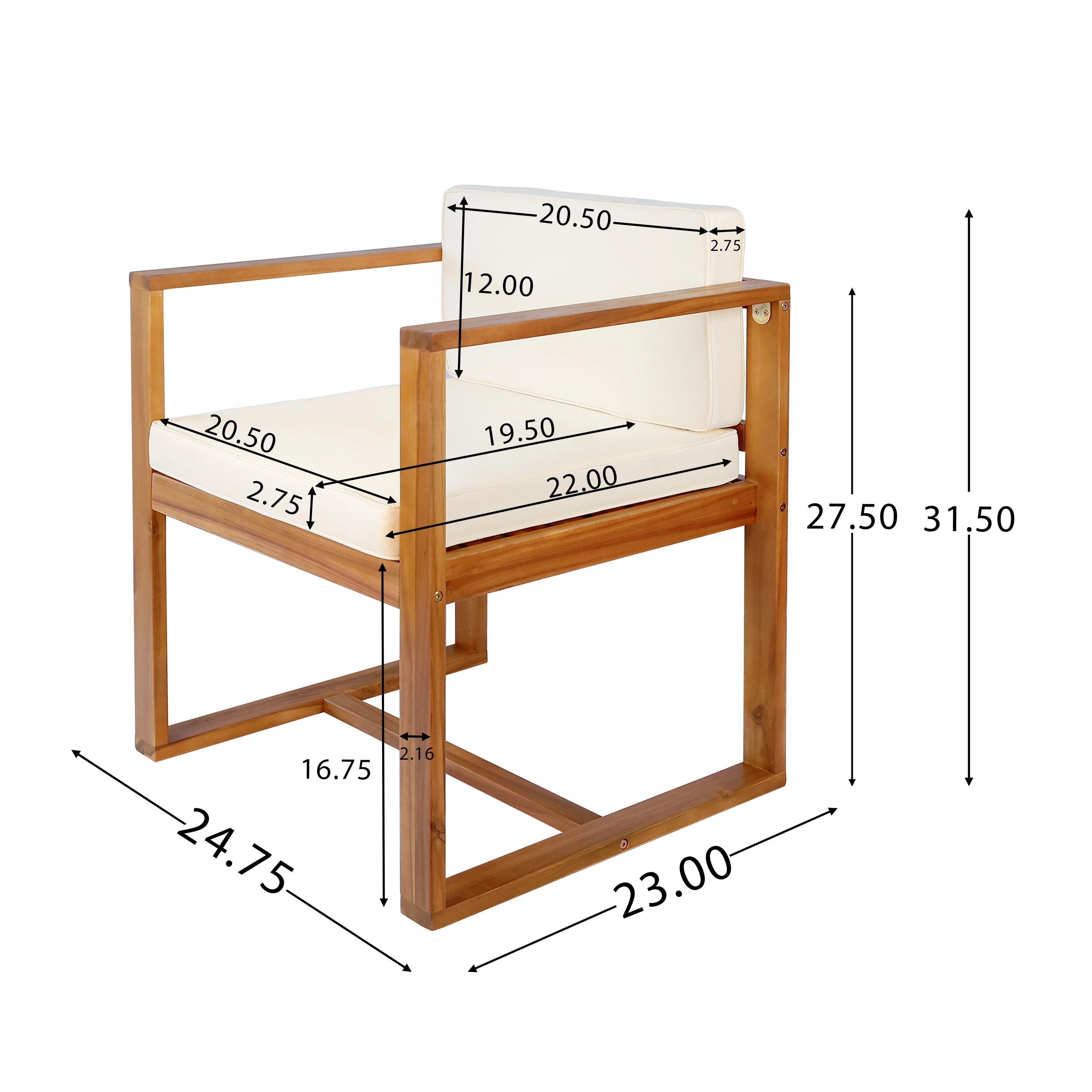 Patio Dining Chairs (Set of 2) - Image 4