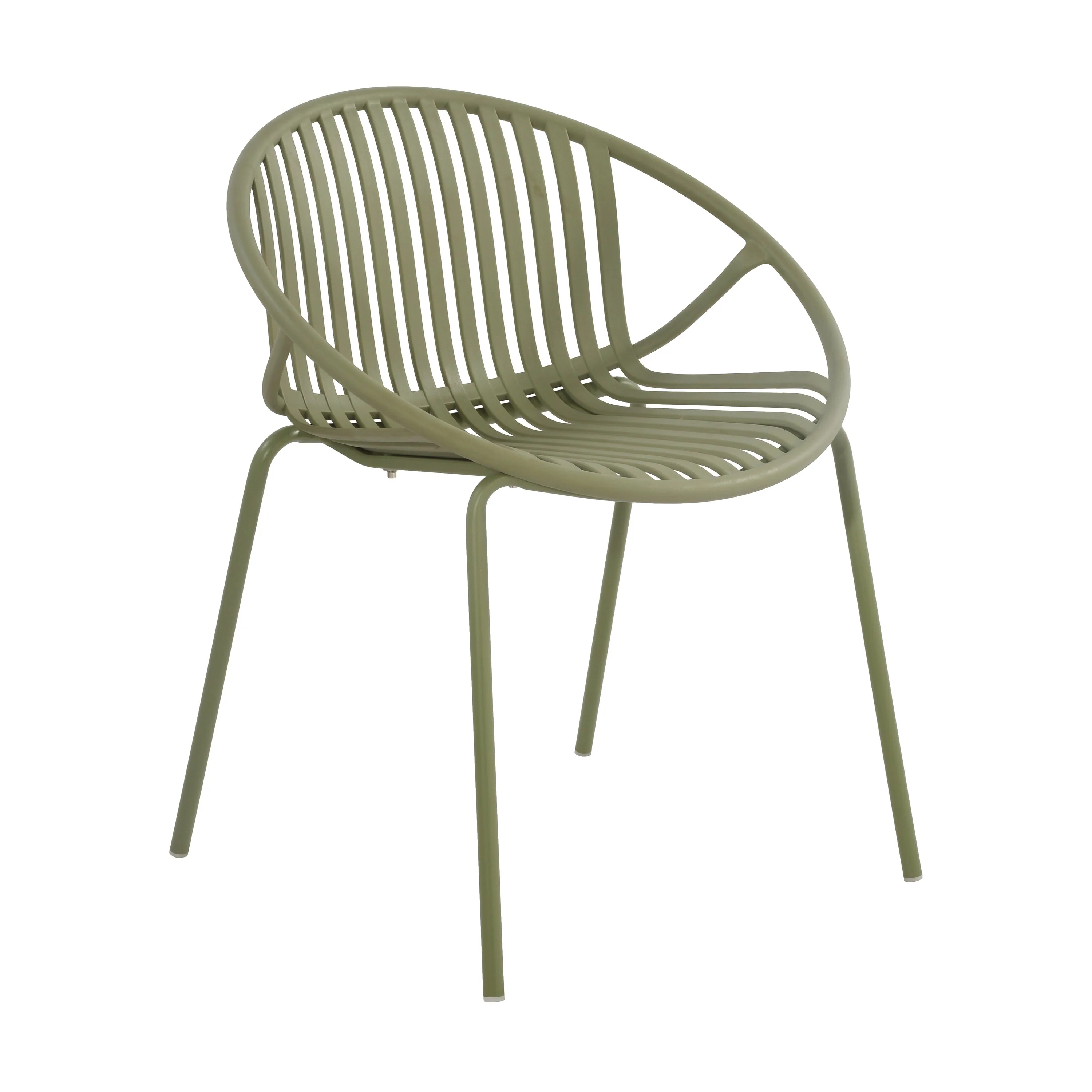 Patio Dining Chairs Stackable Chairs with Breathable Design (Set of 2) - Image 13