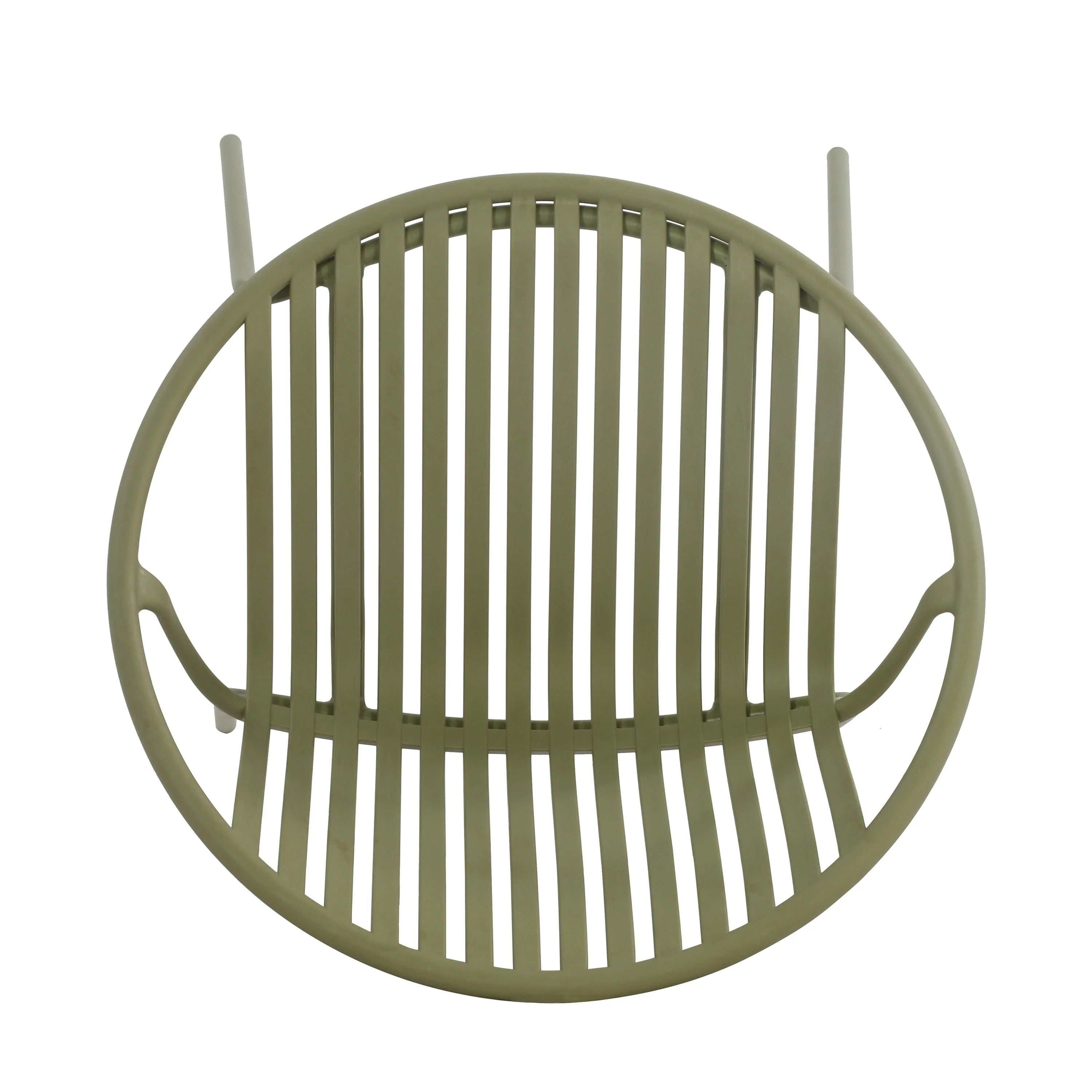 Patio Dining Chairs Stackable Chairs with Breathable Design (Set of 2) - Image 14