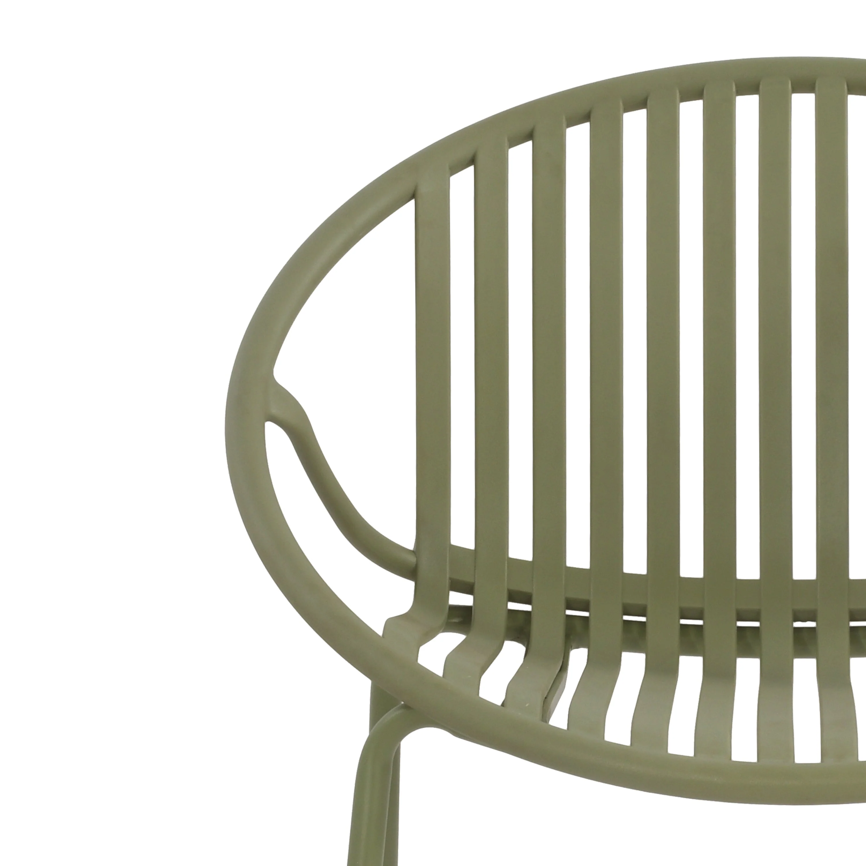 Patio Dining Chairs Stackable Chairs with Breathable Design (Set of 2) - Image 15